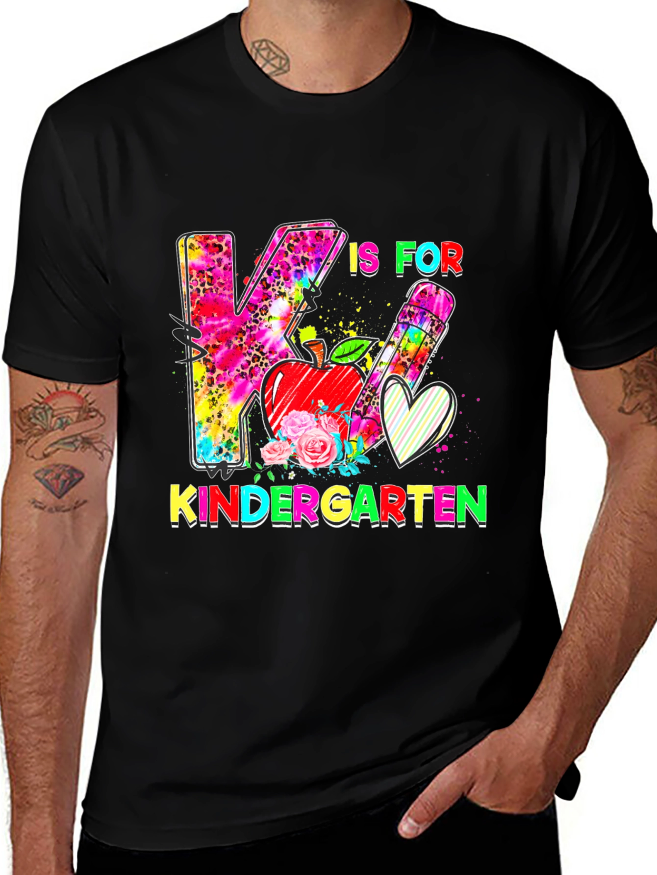 Variant 20 of K is for Kindergarten Teacher T-Shirt