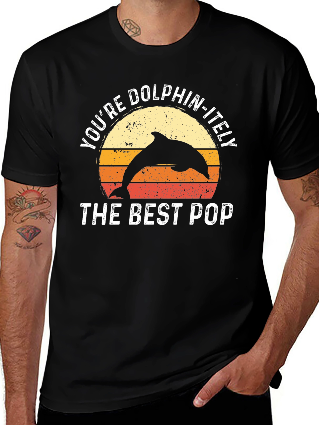 Variant 21 of Dolphin-itely Best Pop T-Shirt