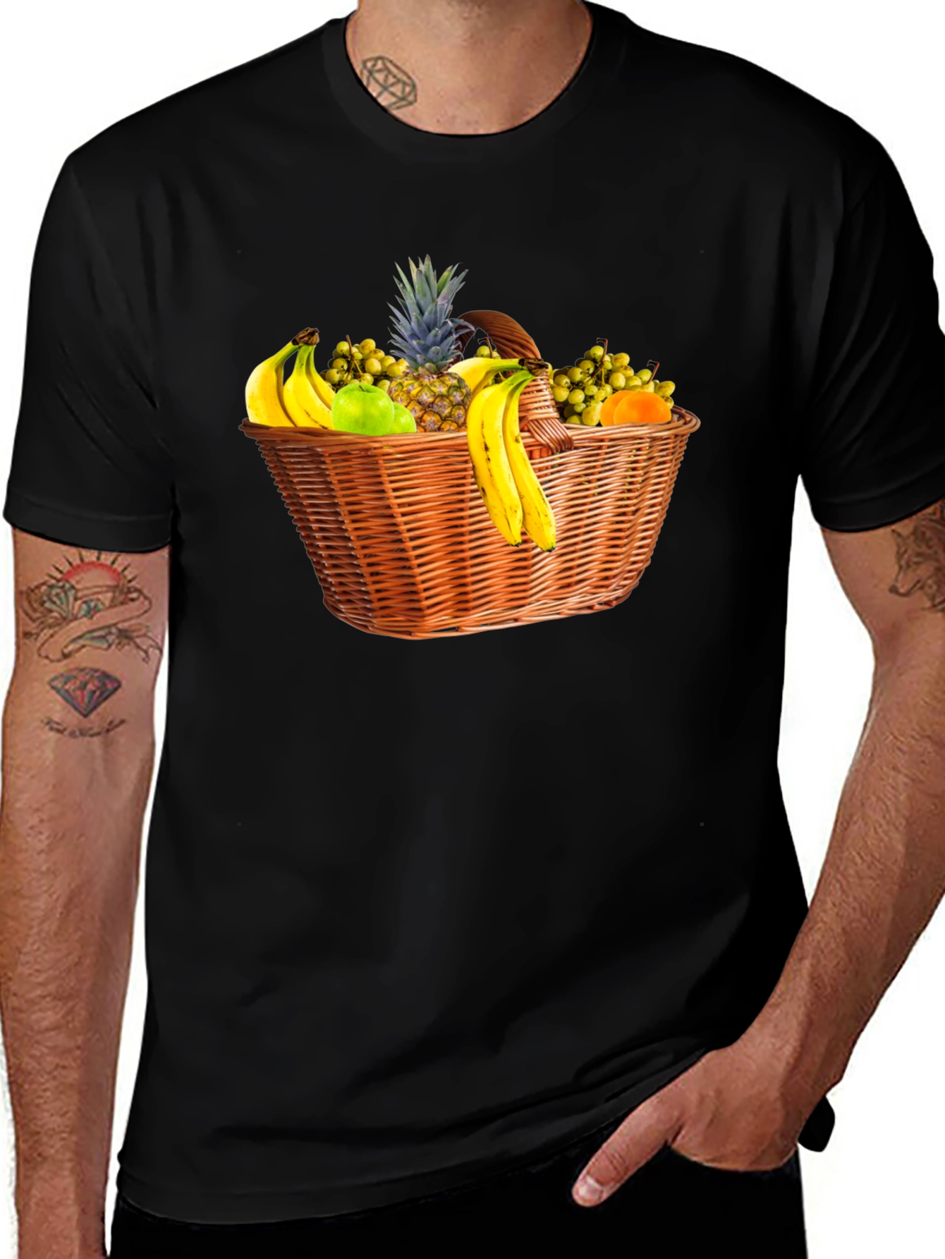 Variant 21 of Fruit Basket Graphic T-Shirt - Stylish & Unique Design