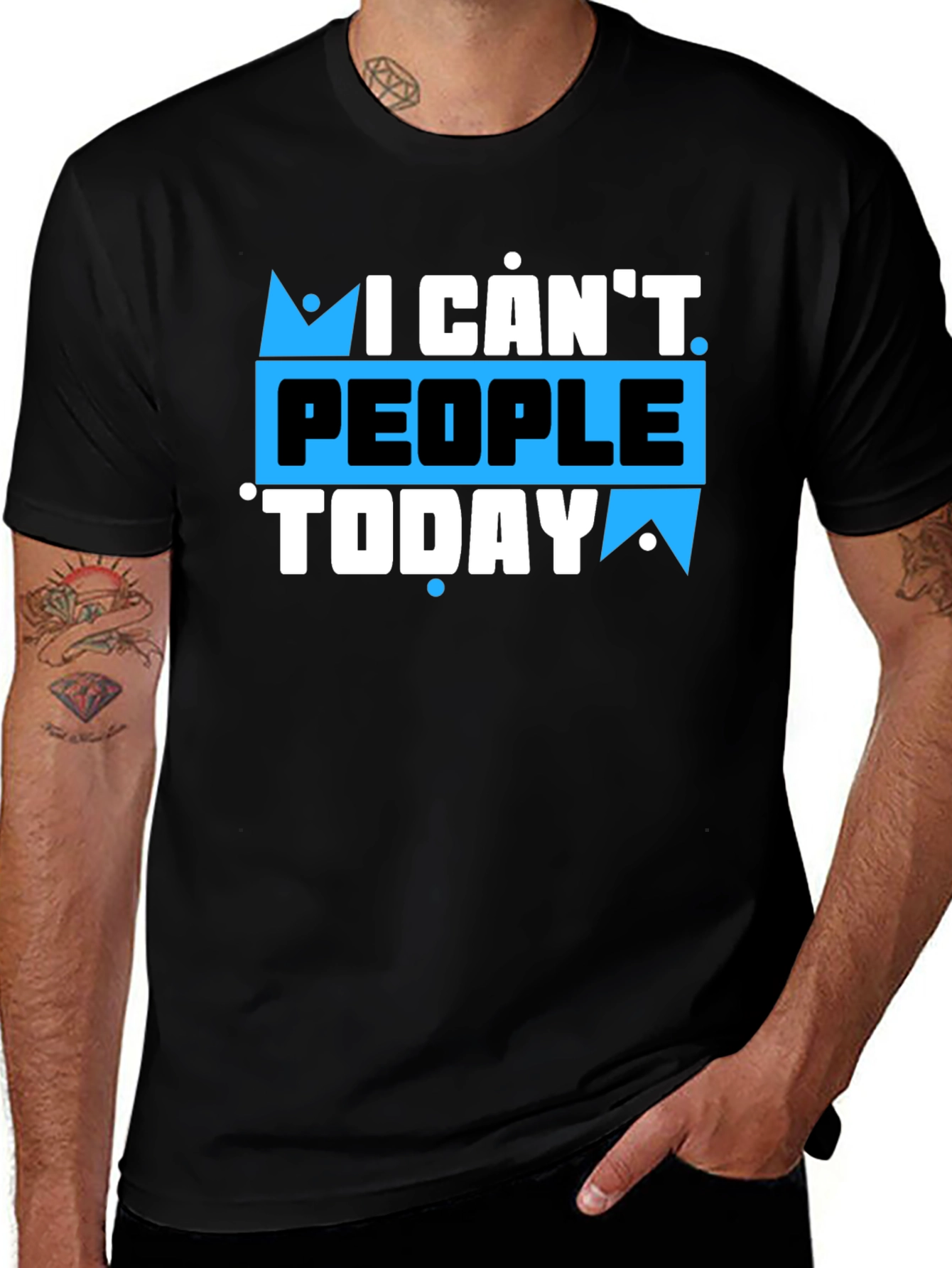 Variant 20 of I Can't People Today Graphic T-Shirt