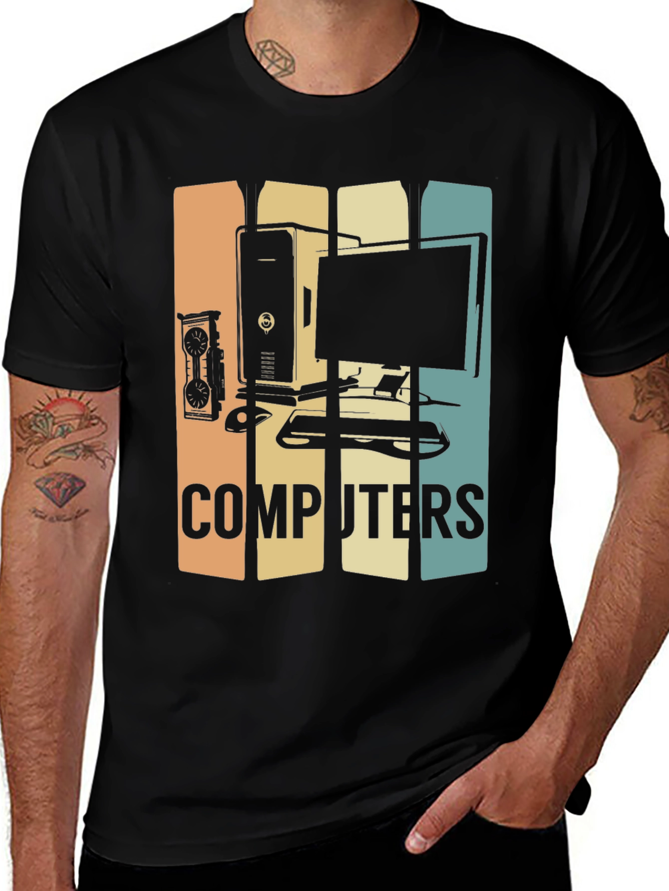 Variant 7 of Retro Computers Graphic T-Shirt
