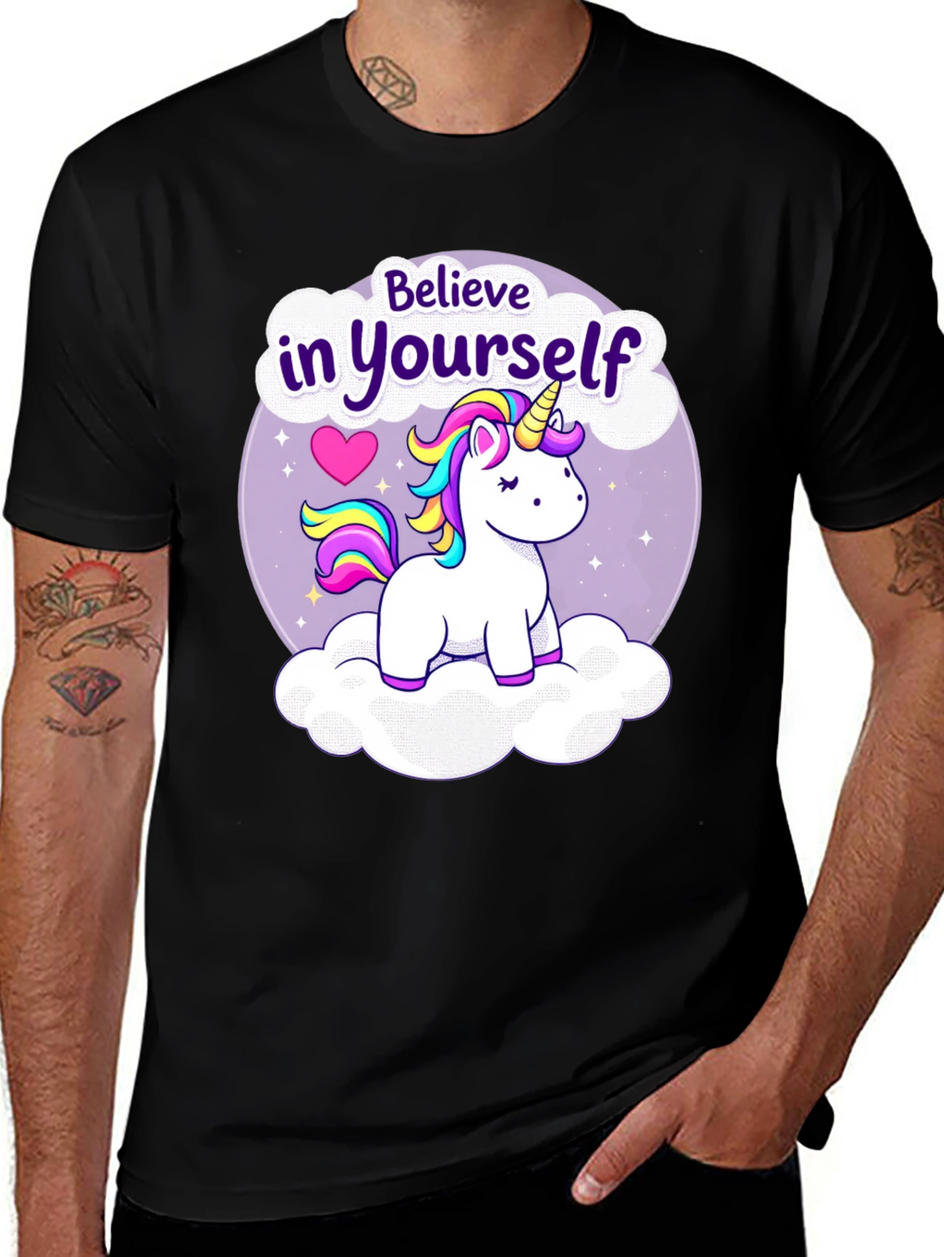 Variant 14 of Believe in Yourself Unicorn T-Shirt