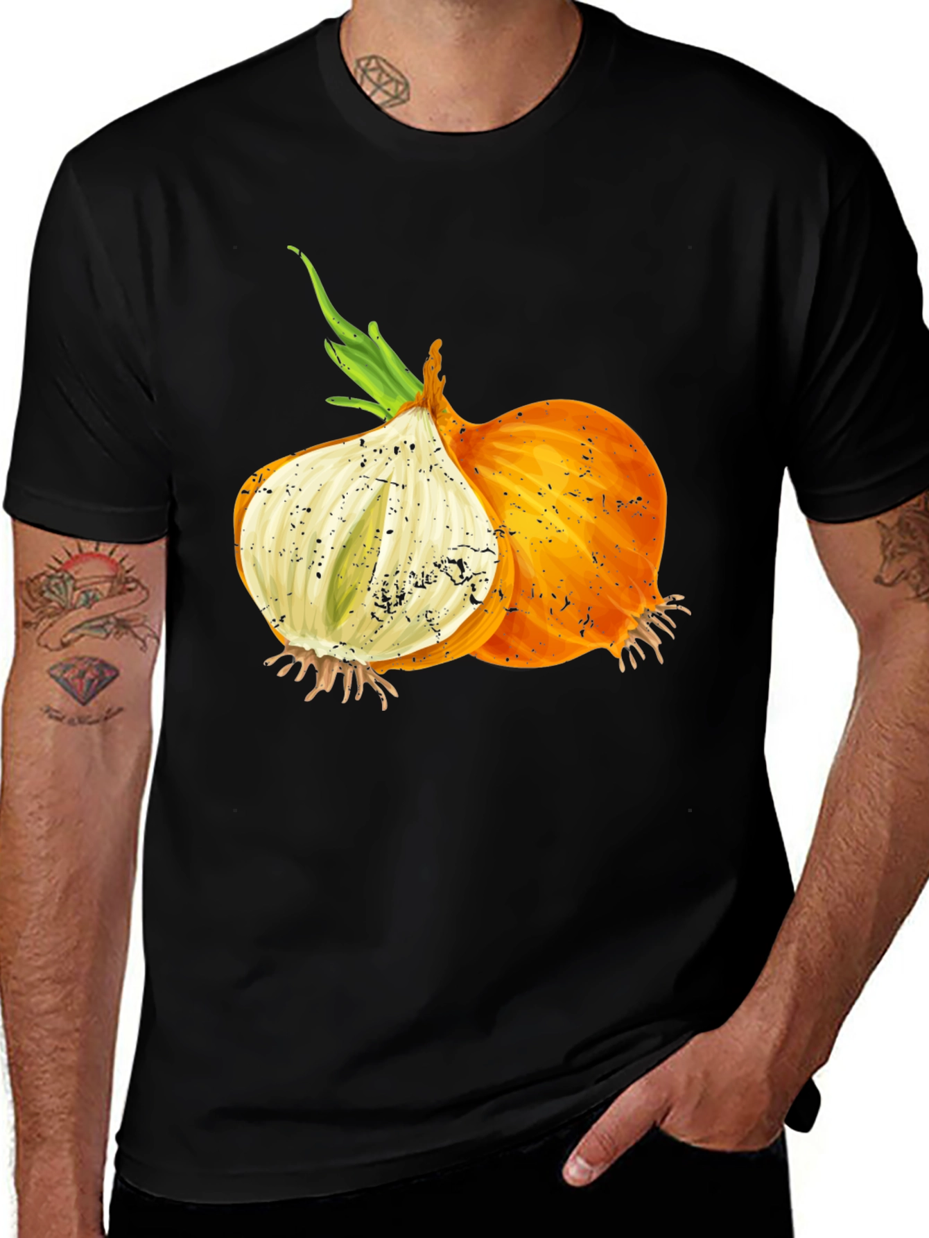 Variant 4 of Onion Graphic Tee - Funny Food Shirt
