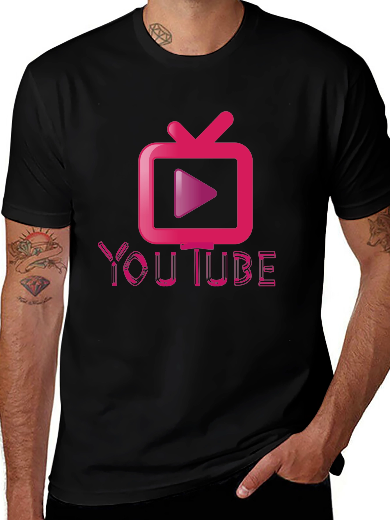 YouTube Inspired Graphic Tee