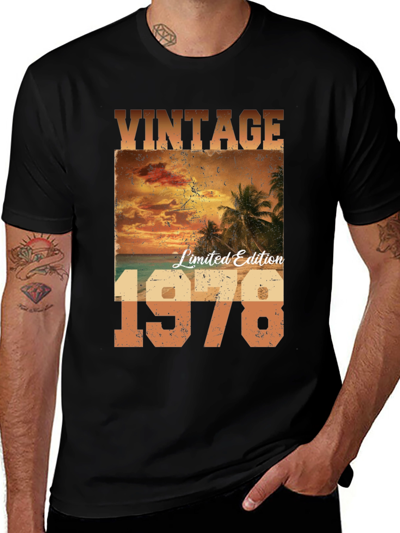 Variant 8 of Vintage 1978 Limited Edition Graphic T-Shirt
