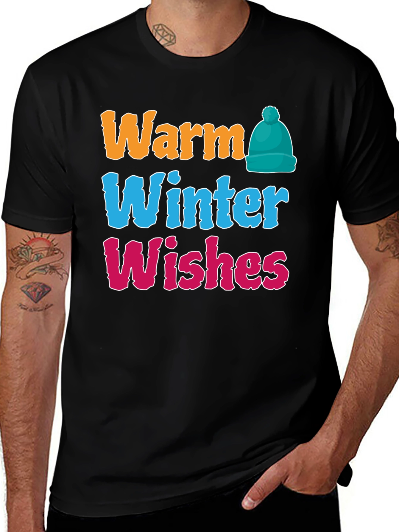Variant 28 of Warm Winter Wishes Graphic Tee