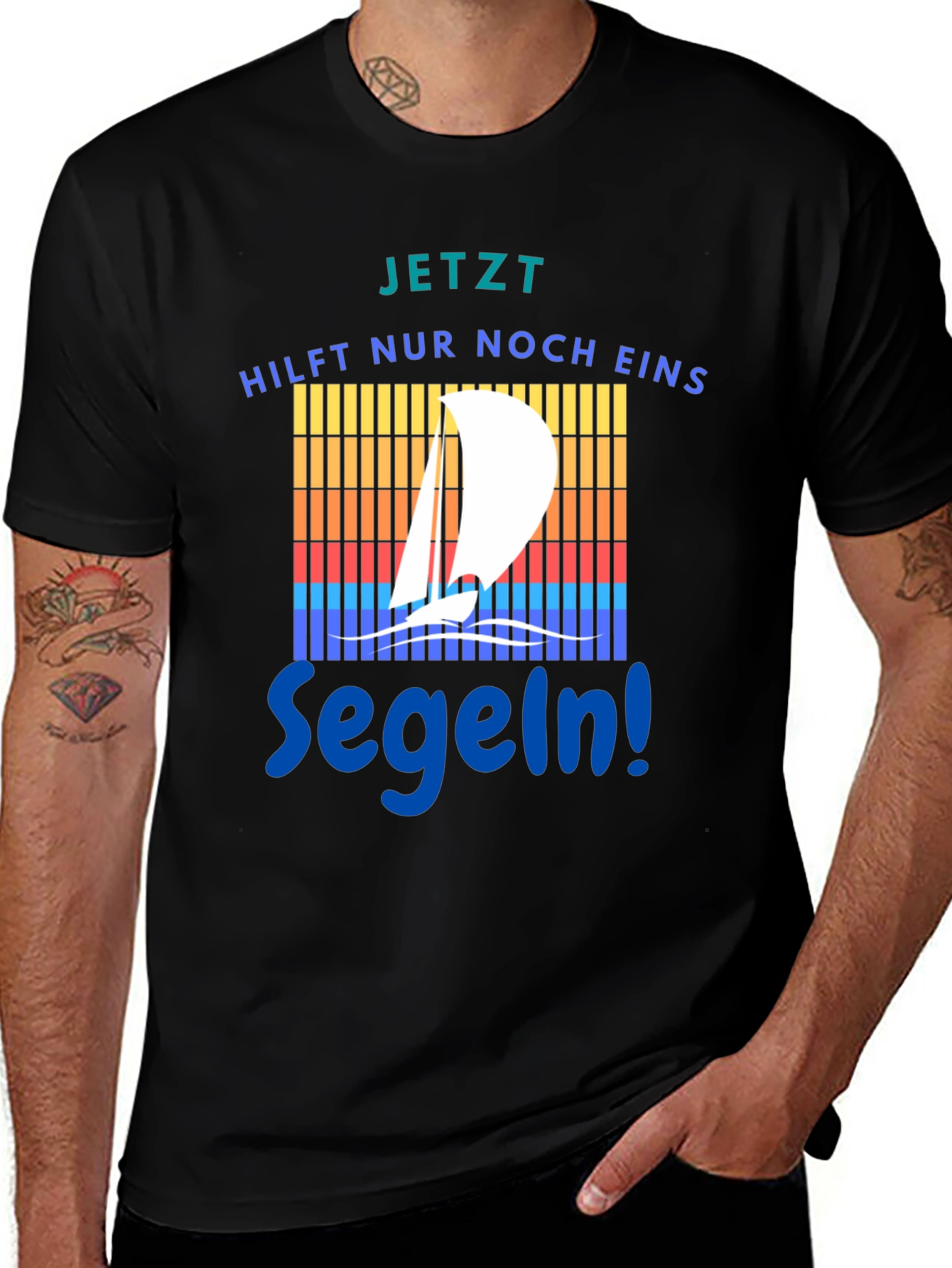 Variant 6 of Jetzt Segeln Graphic Tee