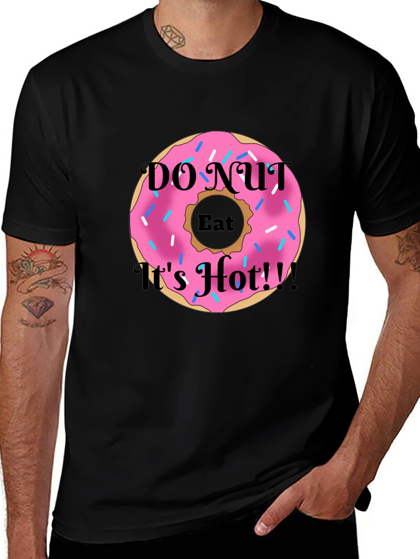 Variant 7 of Donut Eat It's Hot T-Shirt