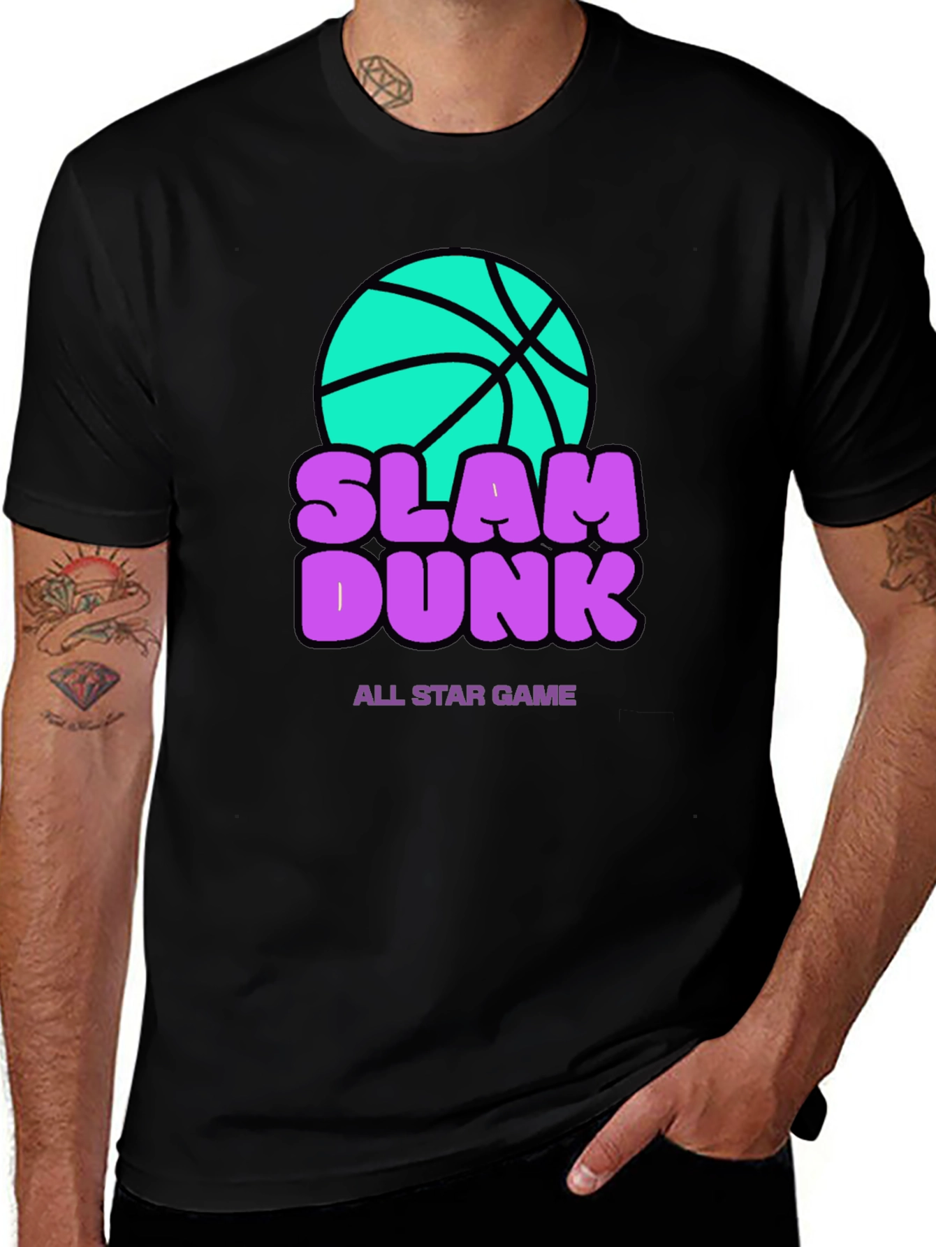 Variant 6 of Slam Dunk All Star Game Black T-Shirt