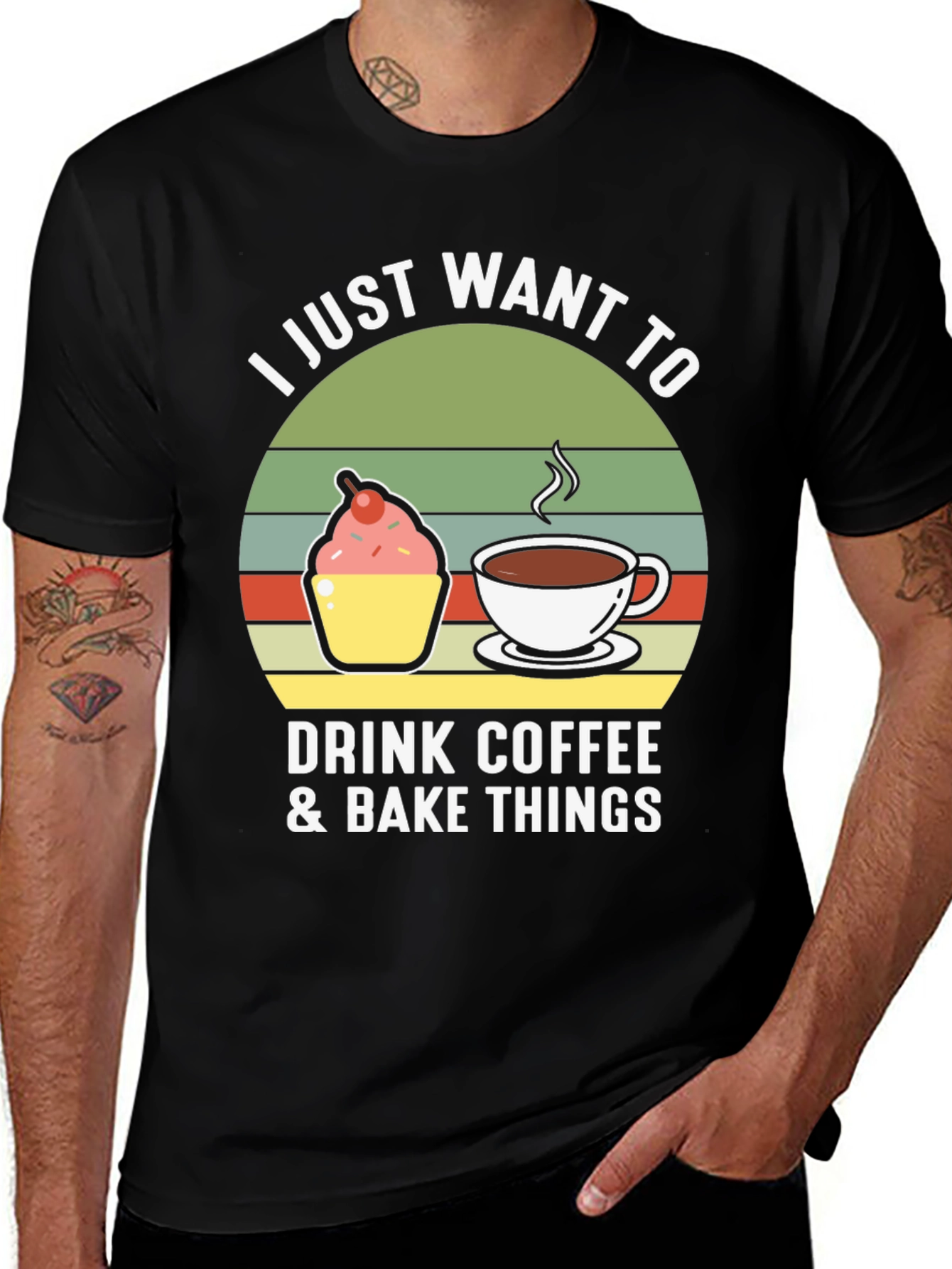 Variant 19 of Coffee & Baking Lover Tee