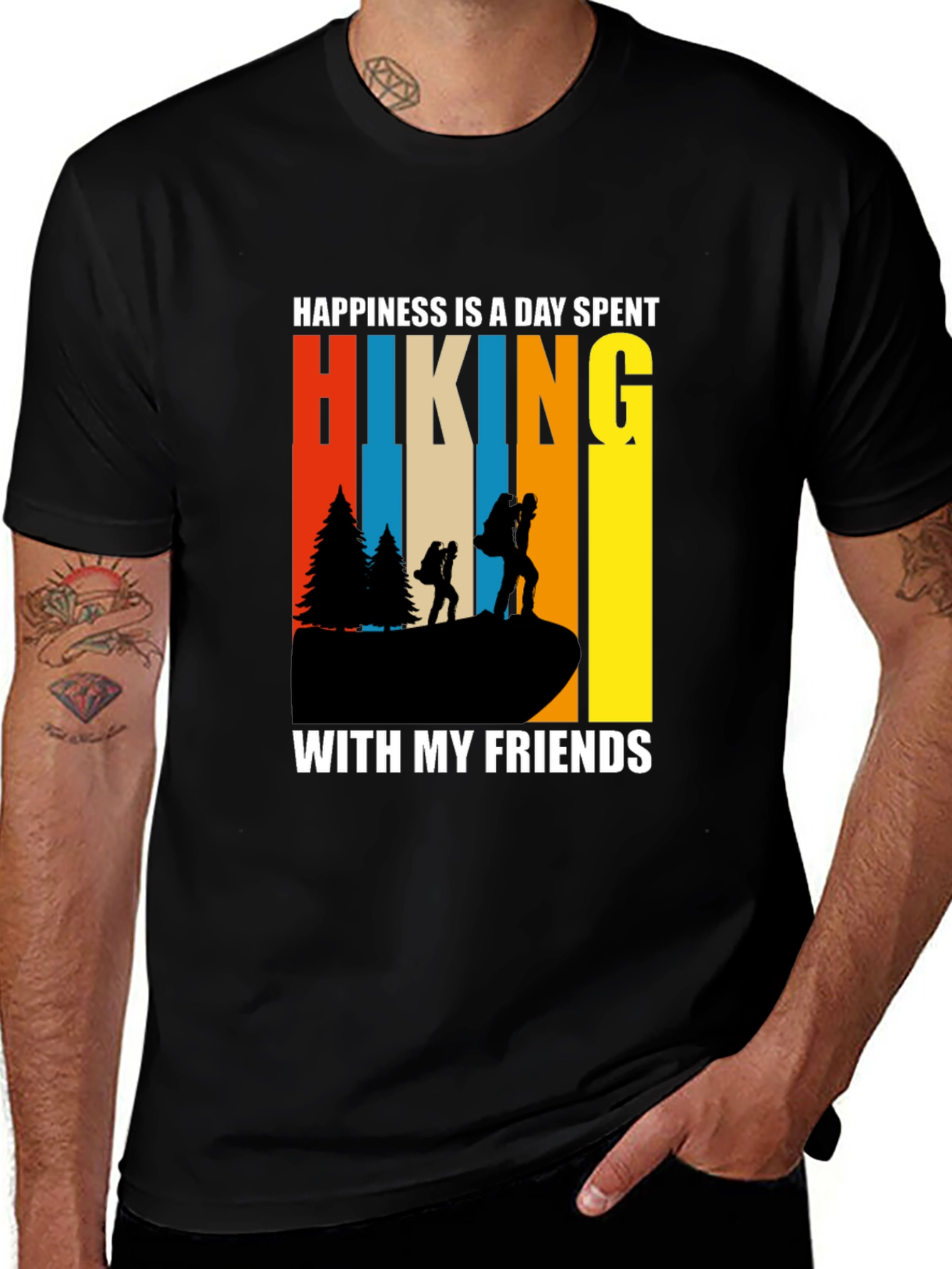 Variant 16 of Hiking With Friends T-Shirt