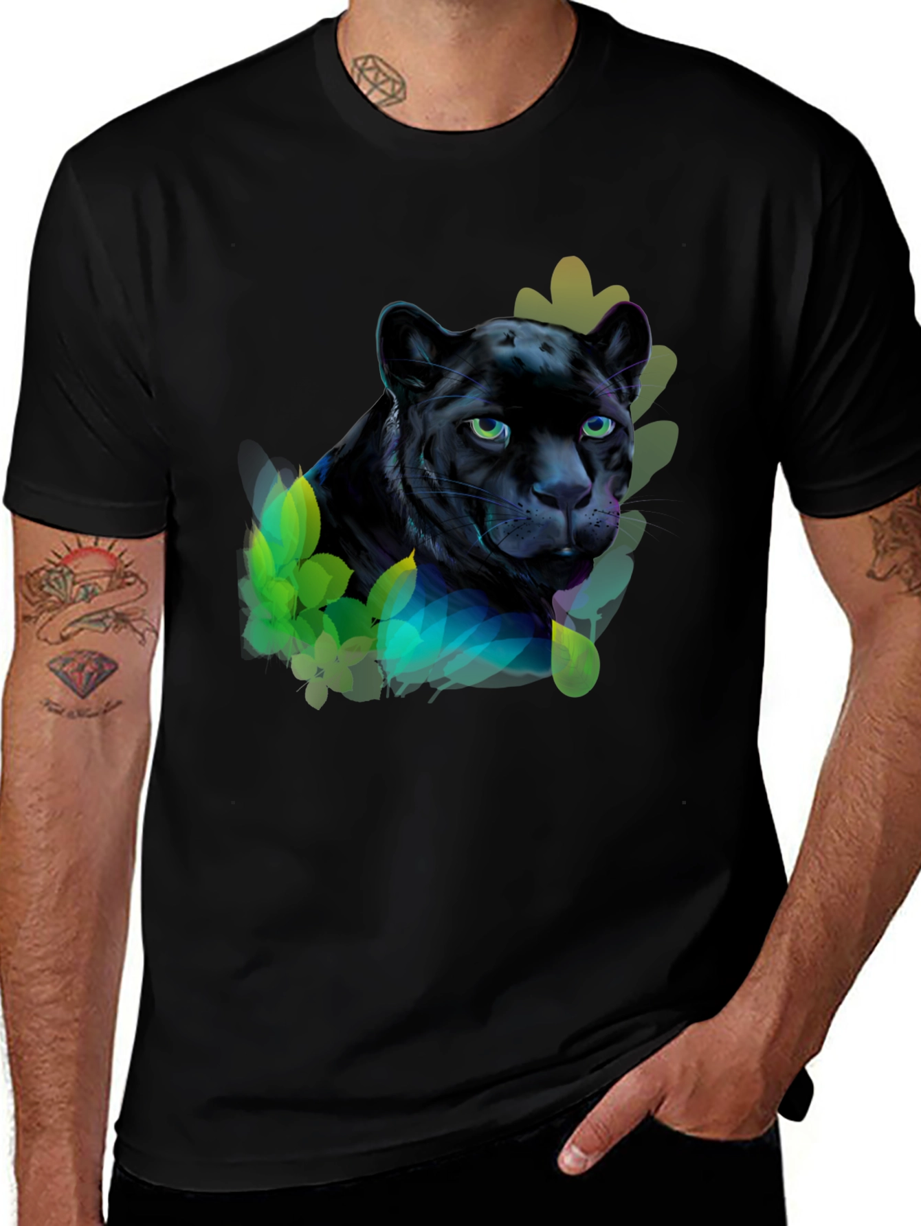 Variant 26 of Black Panther Graphic Tee - Men's Short Sleeve