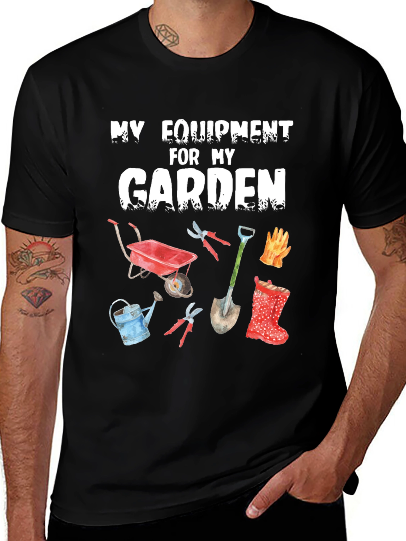 Variant 11 of Gardening Equipment T-Shirt - Gardeners Gift