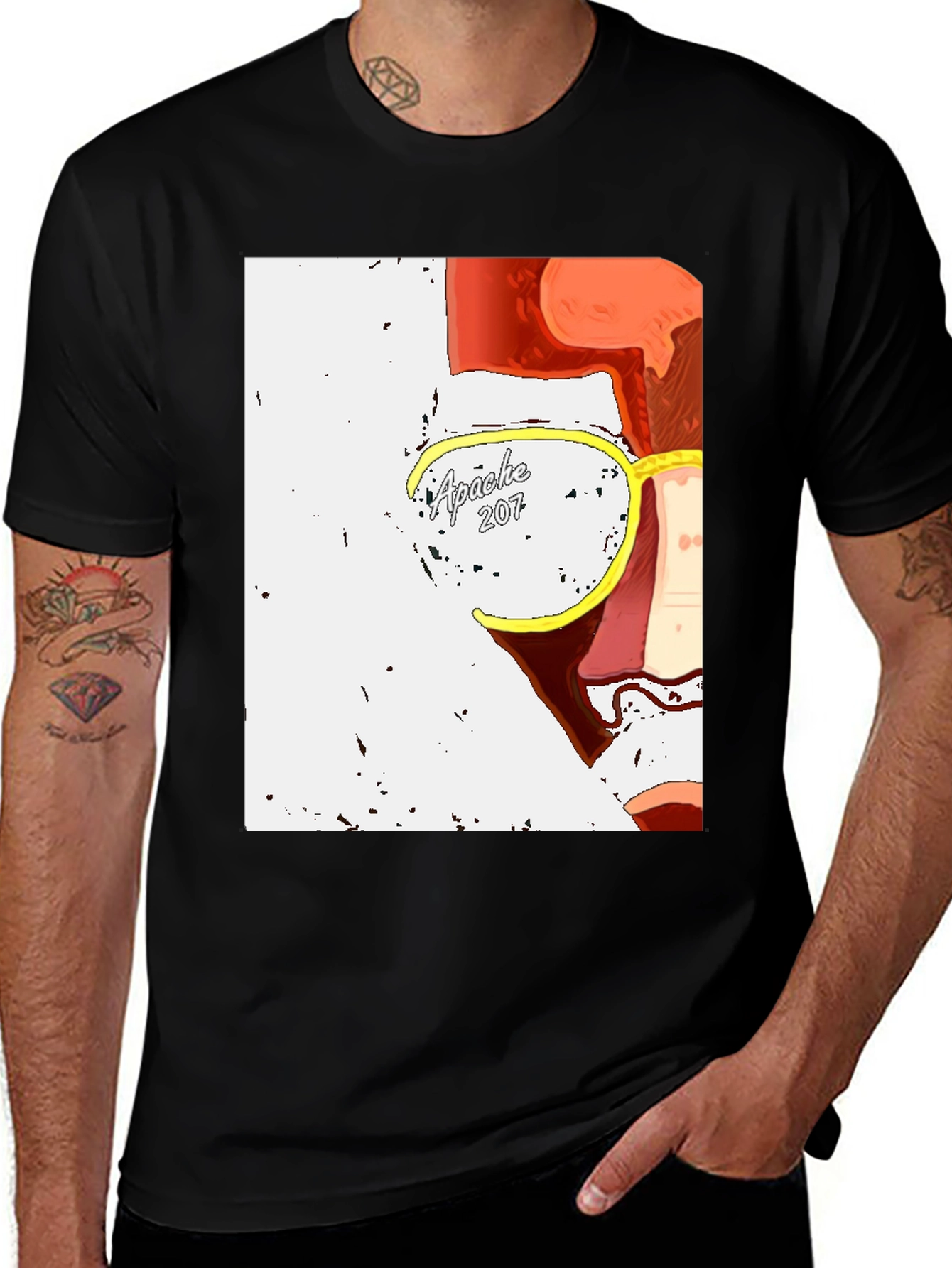 Variant 17 of Apache 207 Inspired T-Shirt