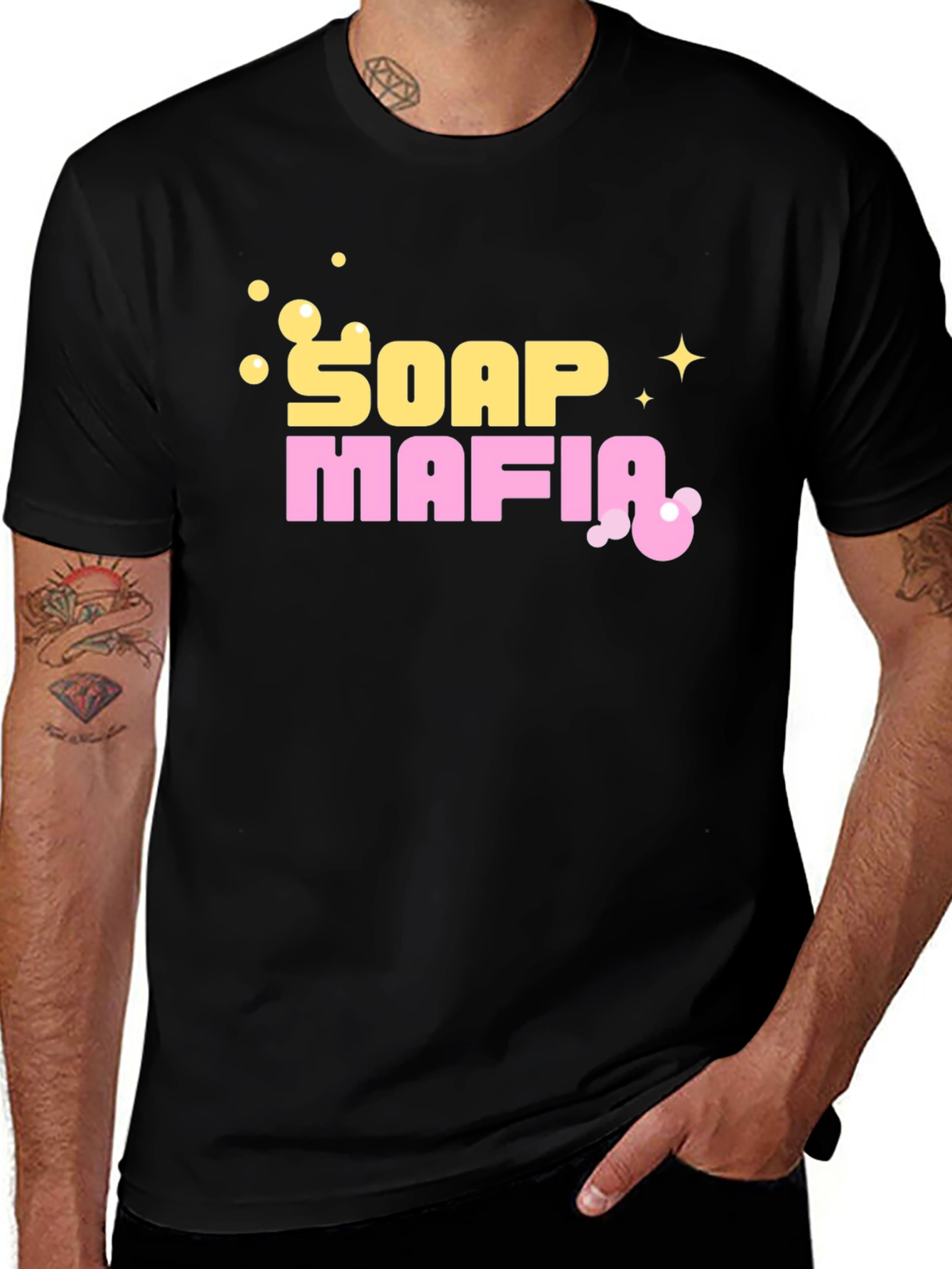 Variant 27 of Soap Mafia Funny Graphic T-Shirt