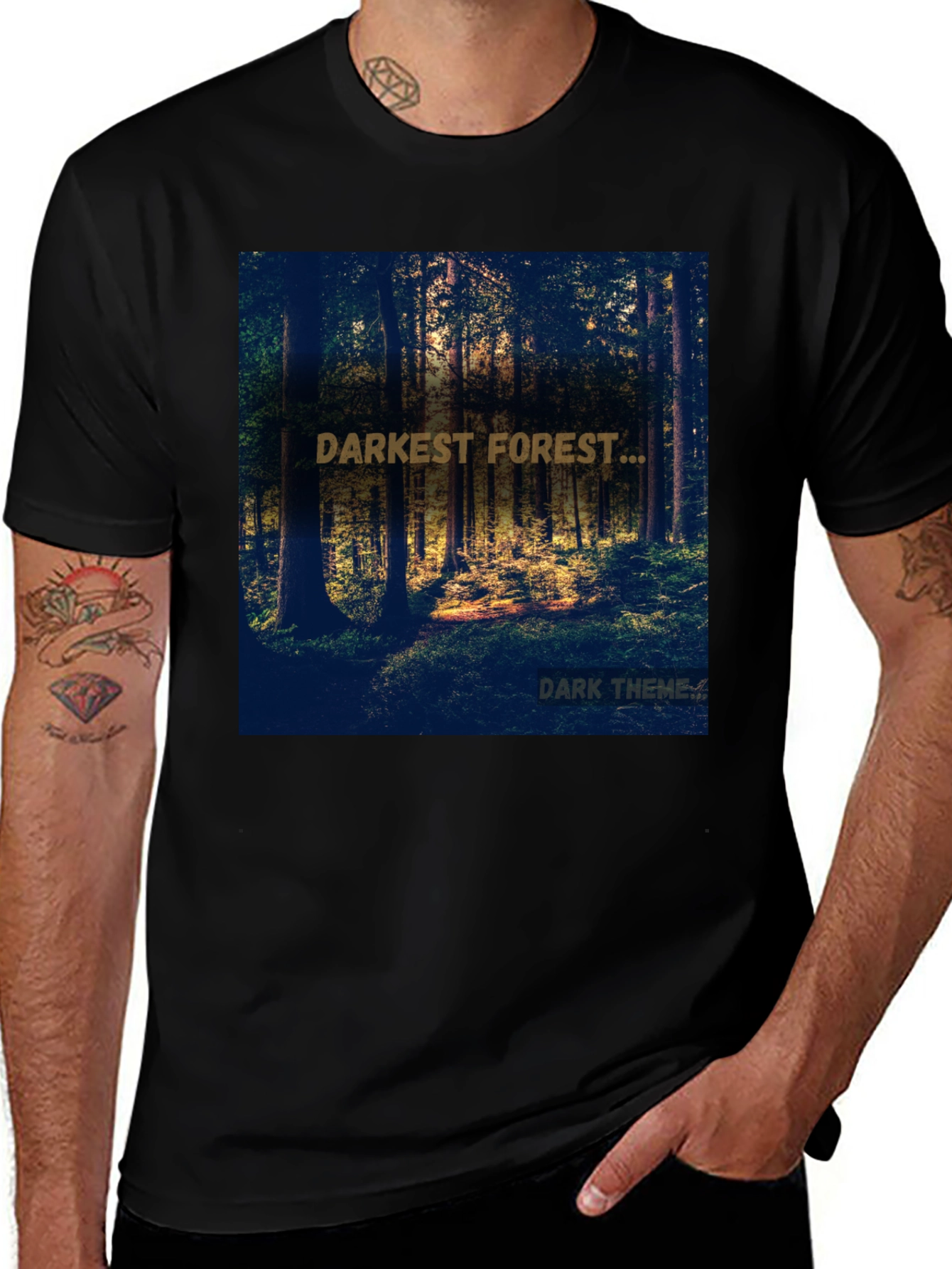 Variant 15 of Darkest Forest Graphic Print T-Shirt