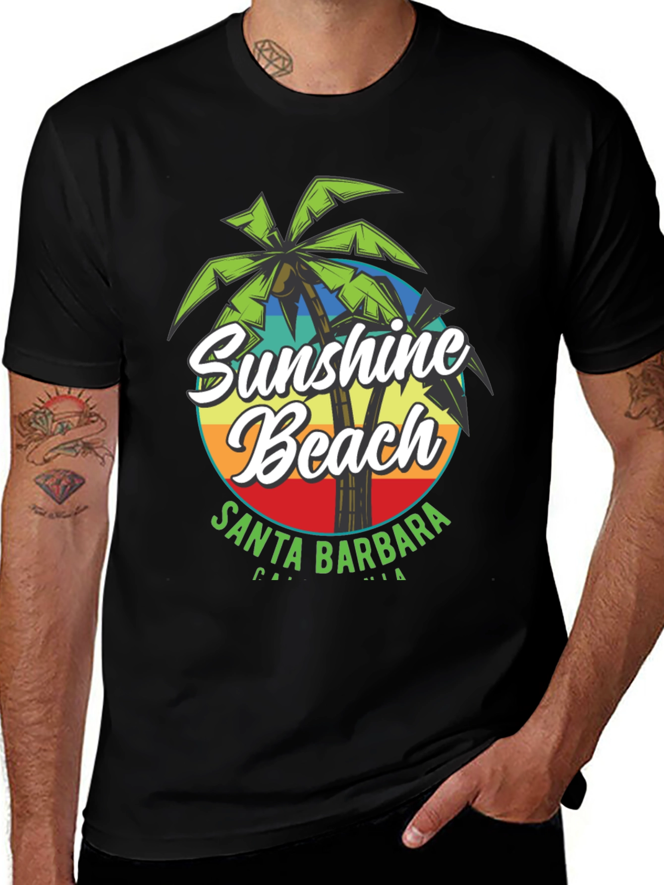 Sunshine Beach Santa Barbara Graphic Tee
