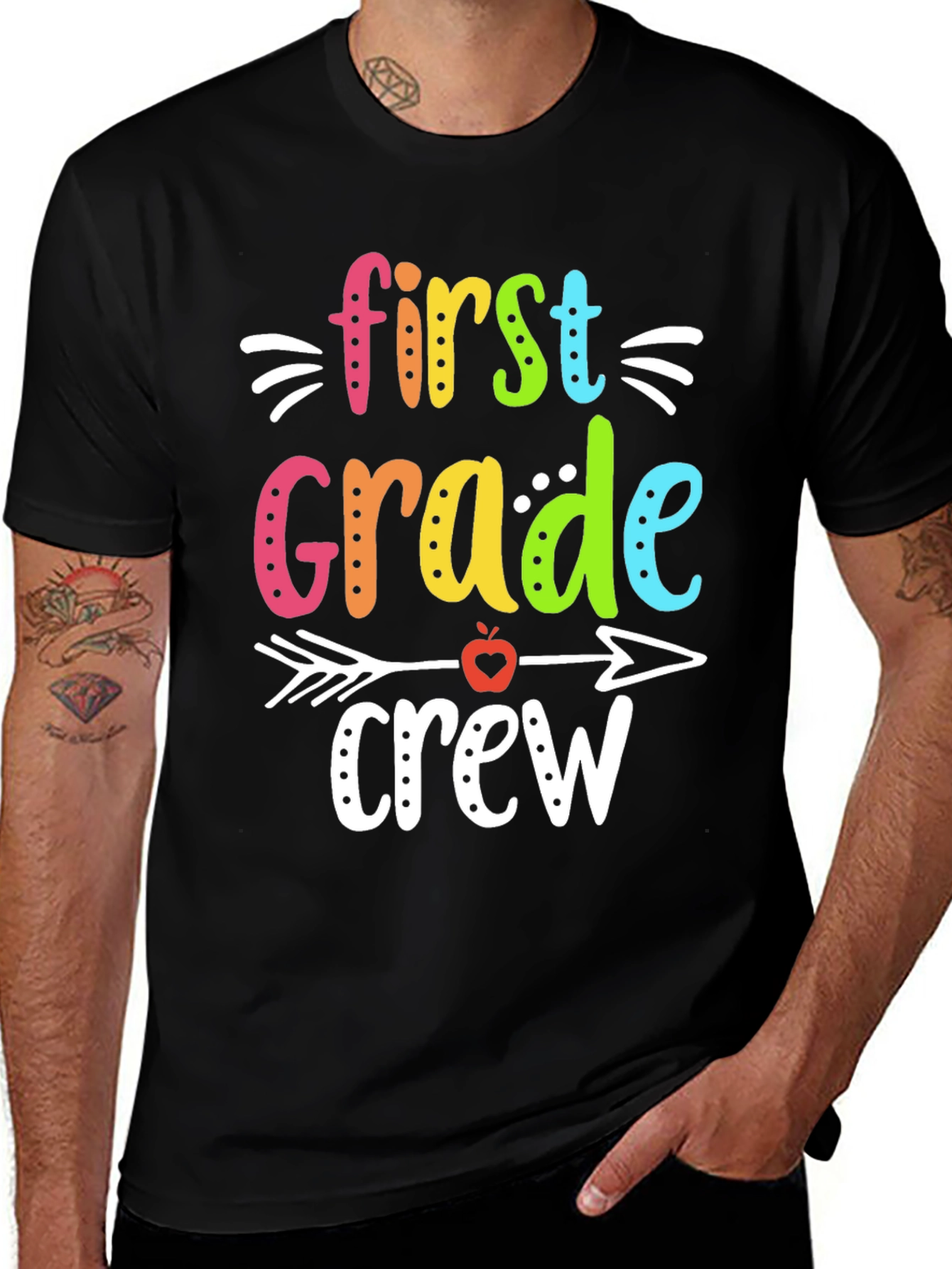 First Grade Crew Teacher T-Shirt