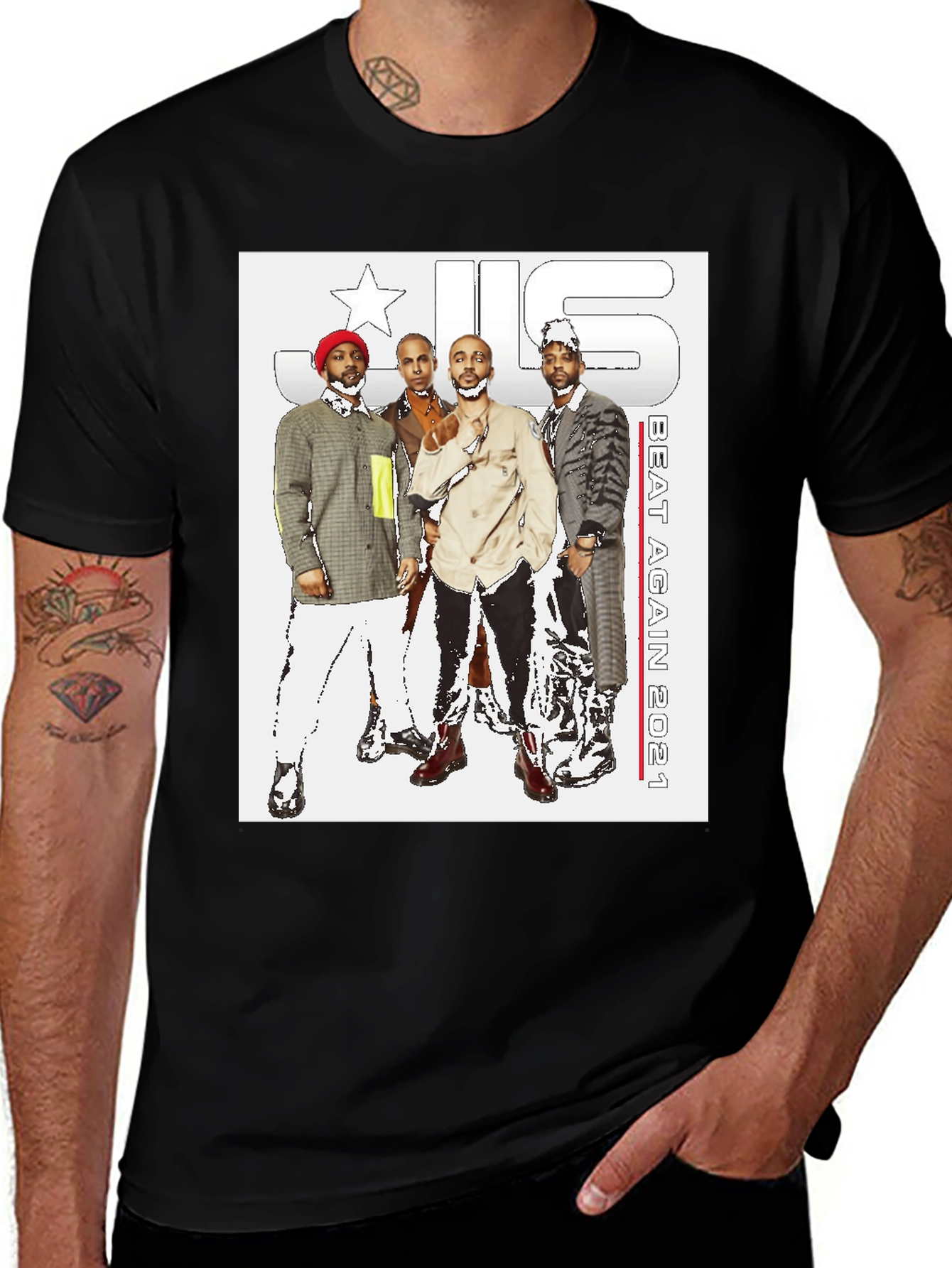 Jodeci "Beat Again 2021" Graphic T-Shirt