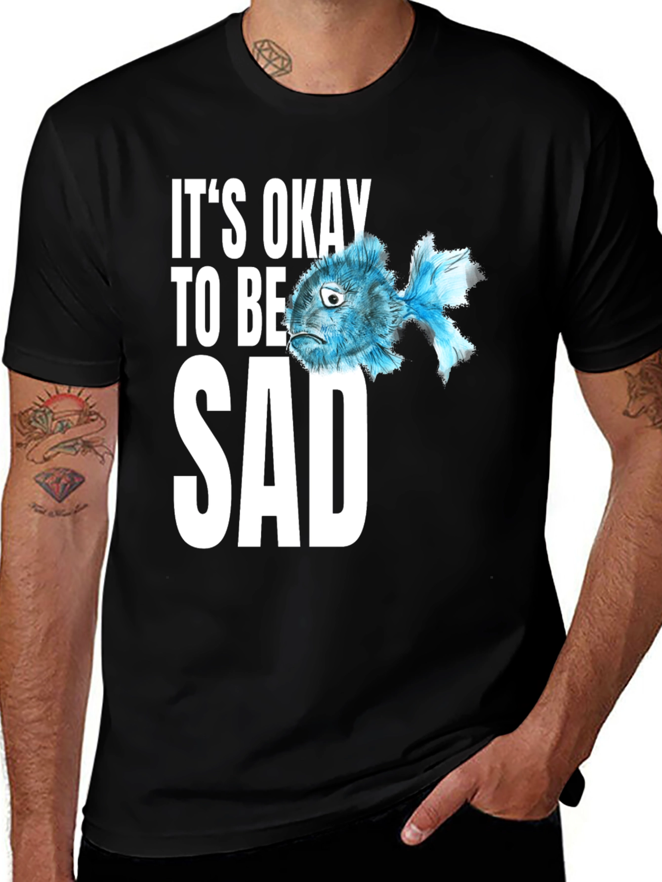 Variant 18 of It's Okay to Be Sad T-Shirt
