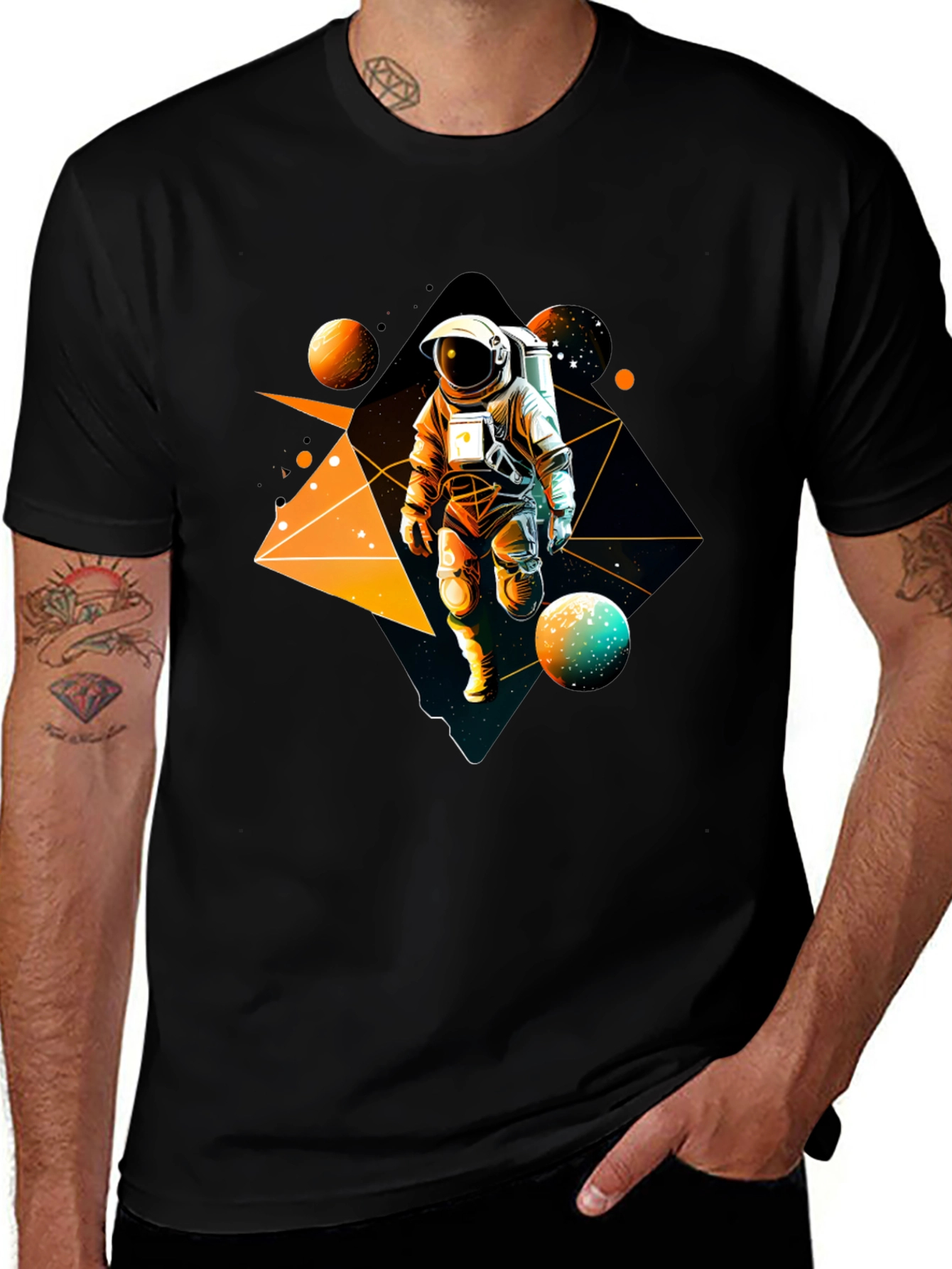 Variant 18 of Astronaut Galaxy T-Shirt - Space Adventure Tee