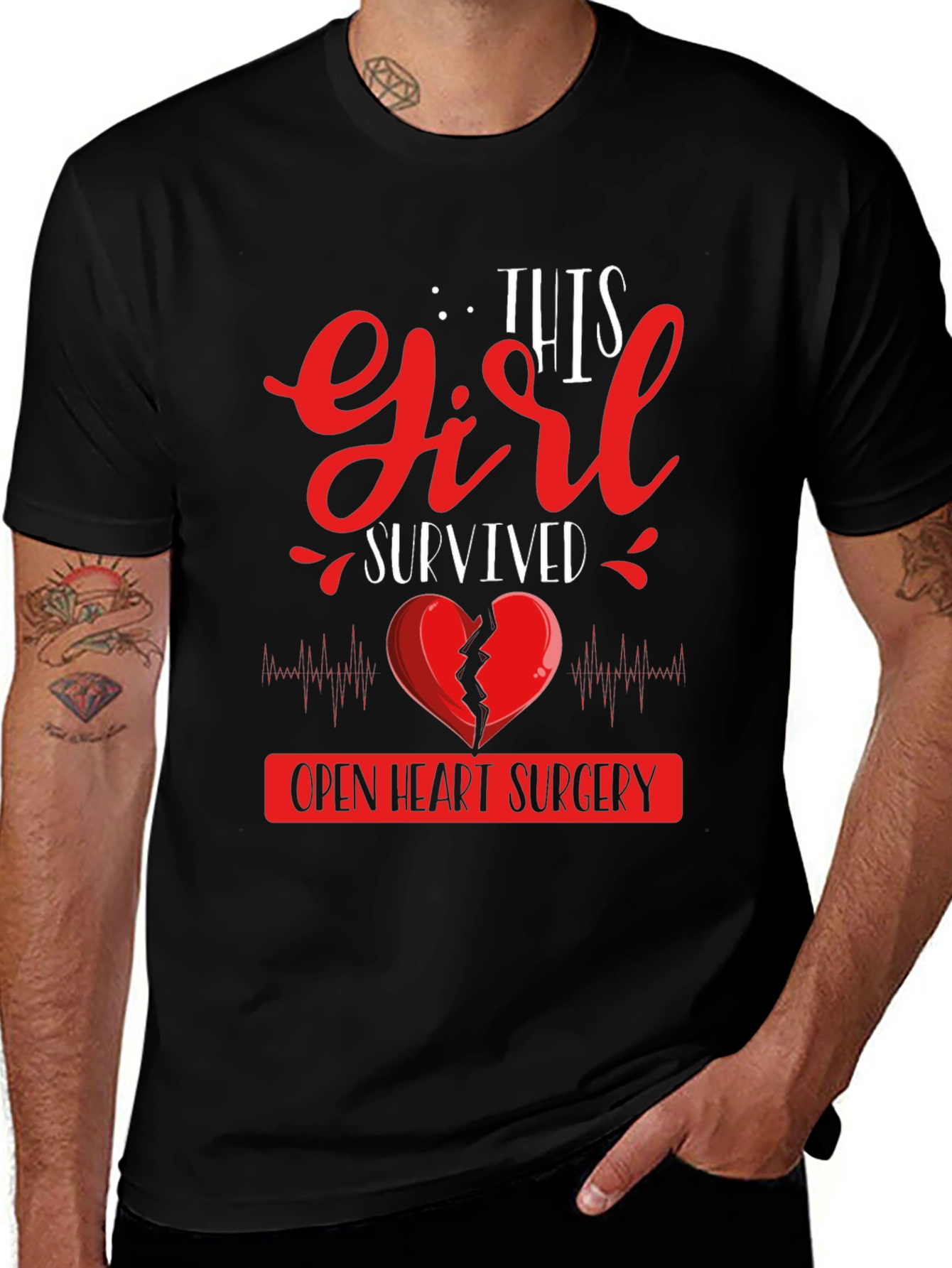 Girl Heart Surgery Survivor T-Shirt