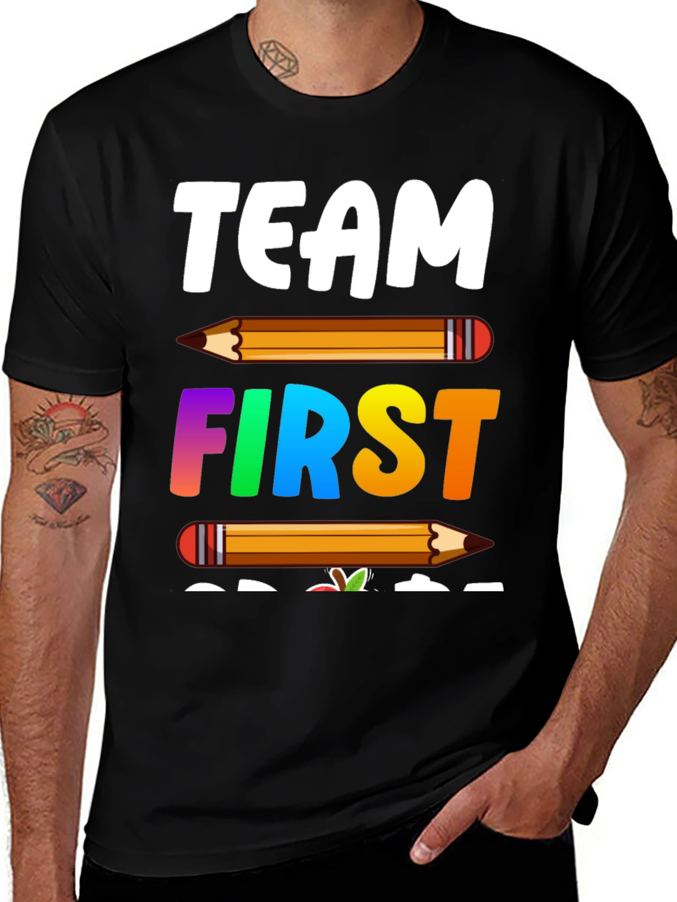 Variant 7 of Team First Grade Teacher T-Shirt