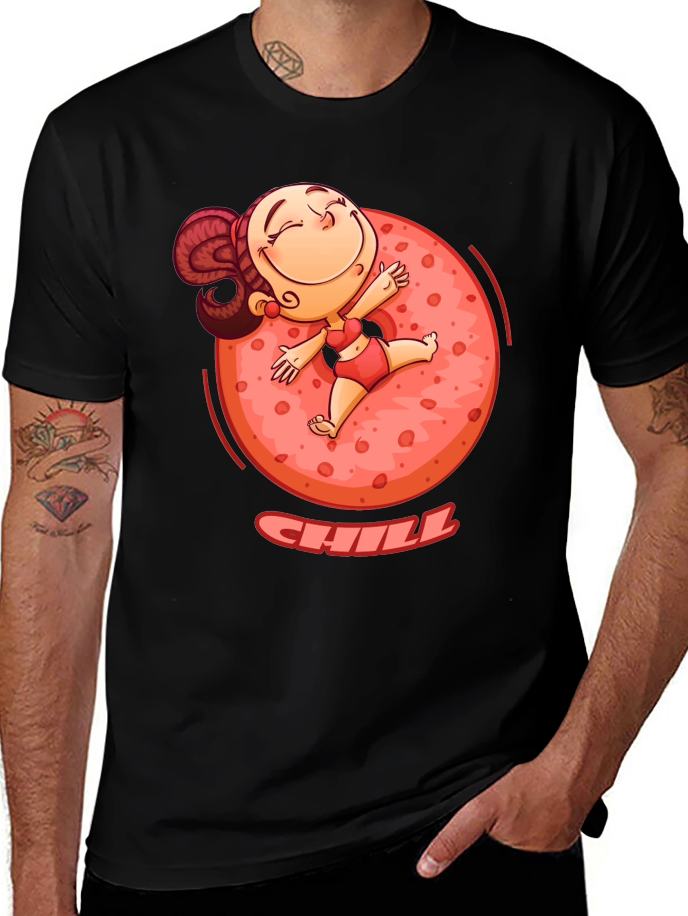 Variant 14 of Chill Mode Graphic Tee - Fun Summer Vibe!