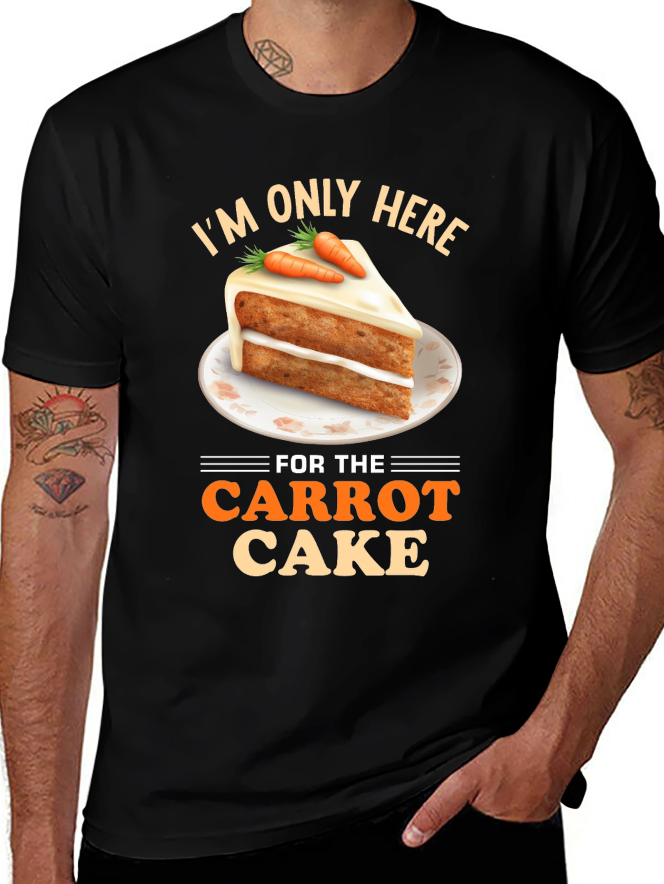 Variant 6 of Carrot Cake Lover Graphic Tee