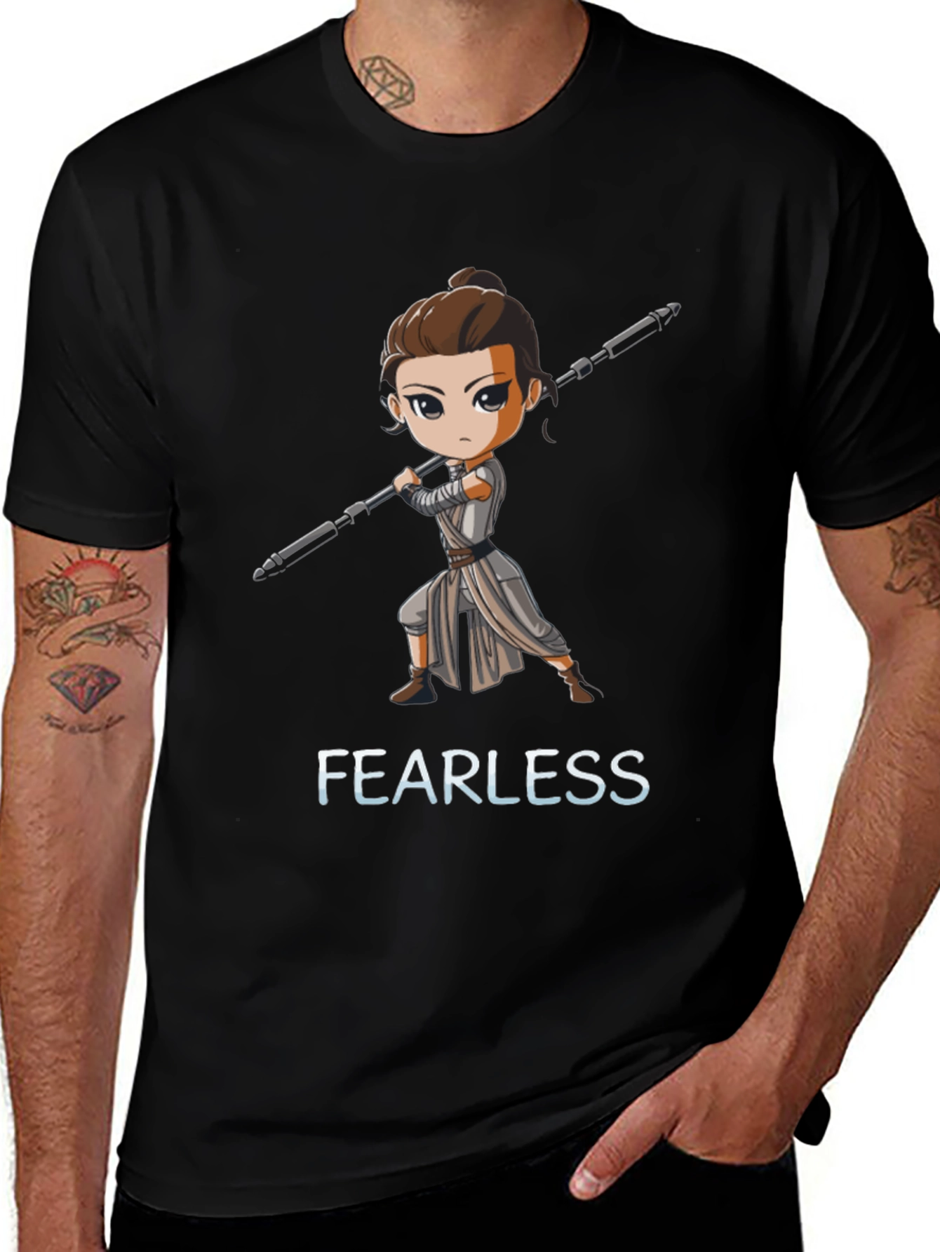 Variant 14 of Fearless Rey T-Shirt - Star Wars Inspired