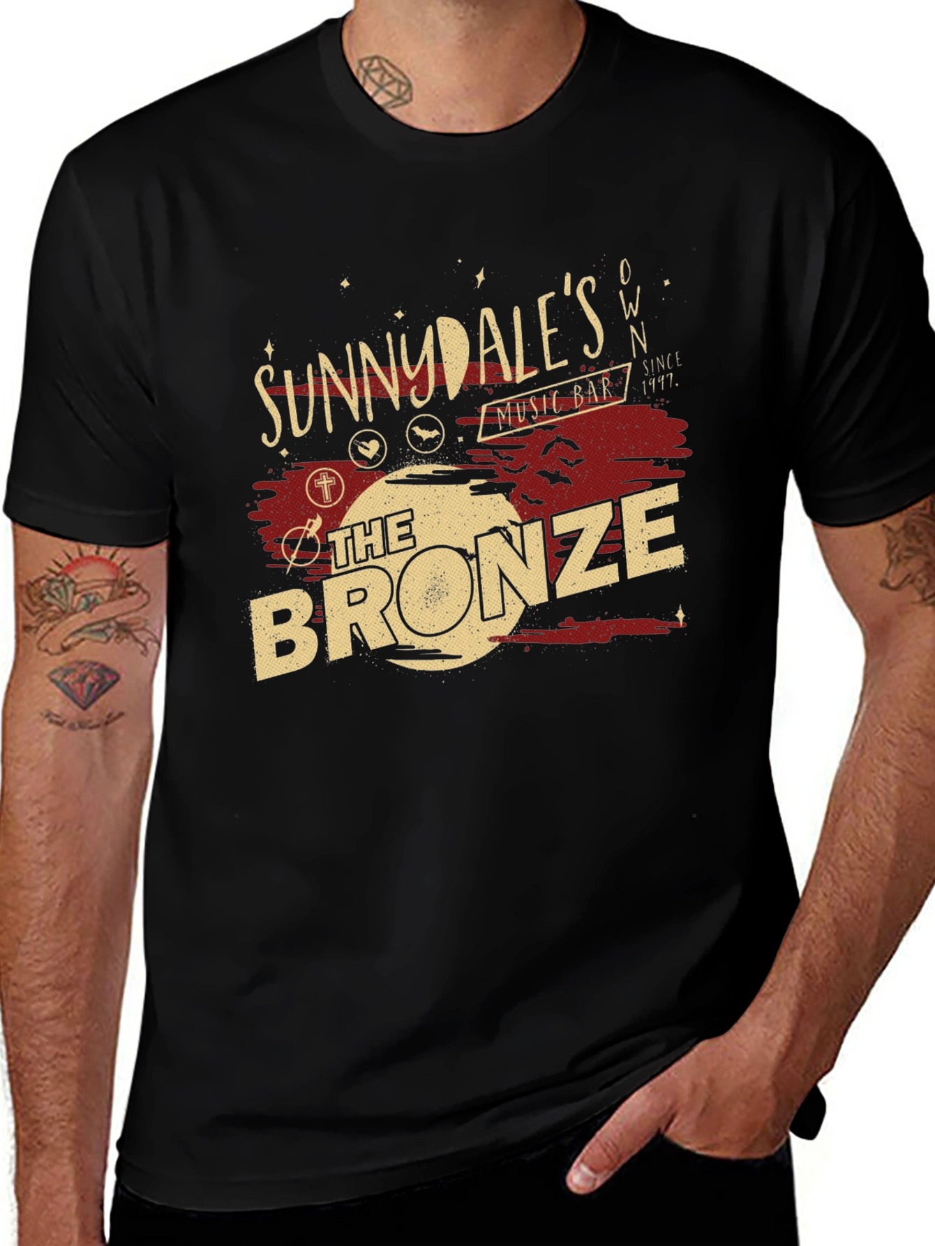 Variant 23 of Sunnydale's The Bronze Music Bar T-Shirt