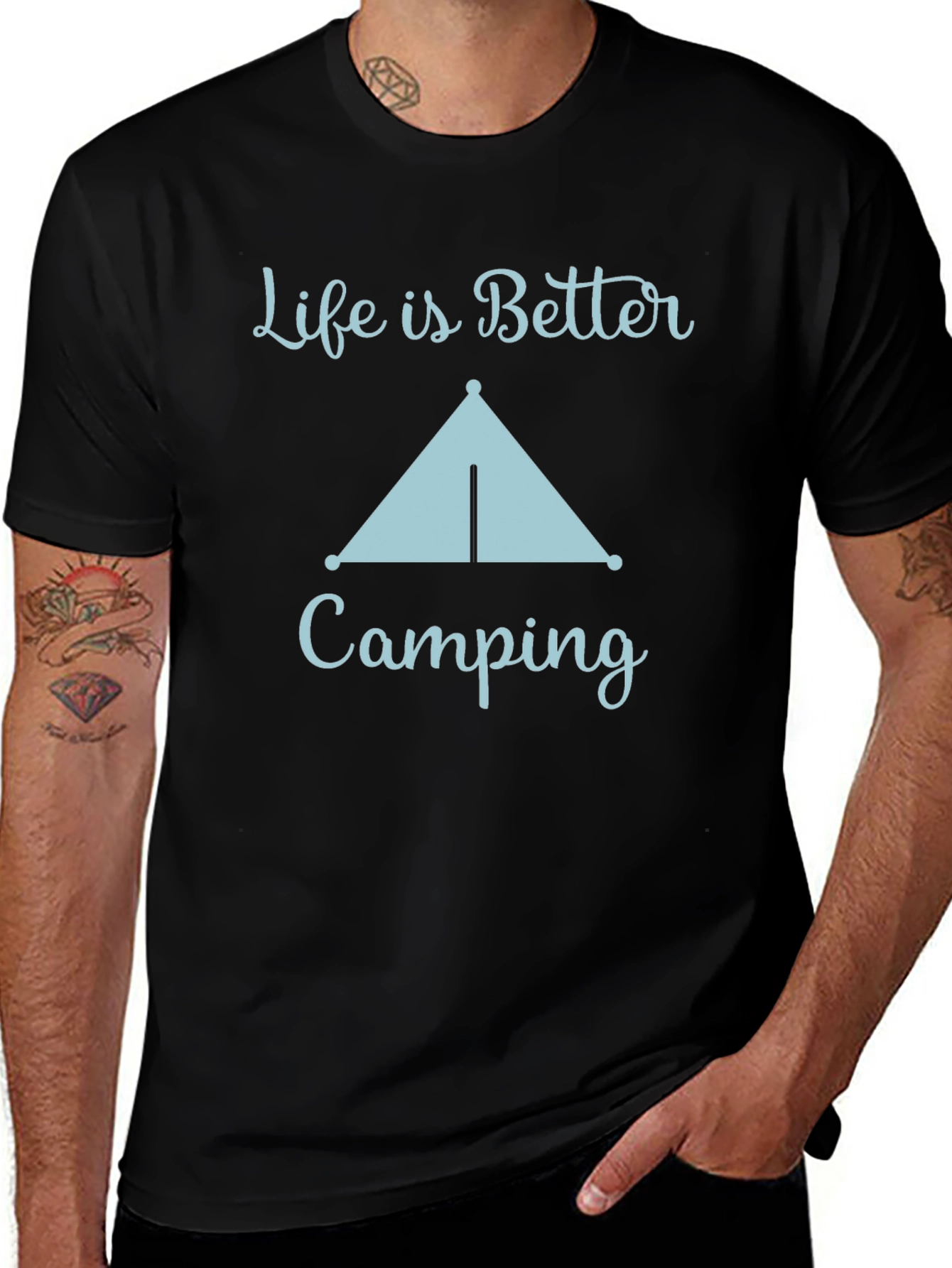Variant 9 of Life Is Better Camping Graphic Tee