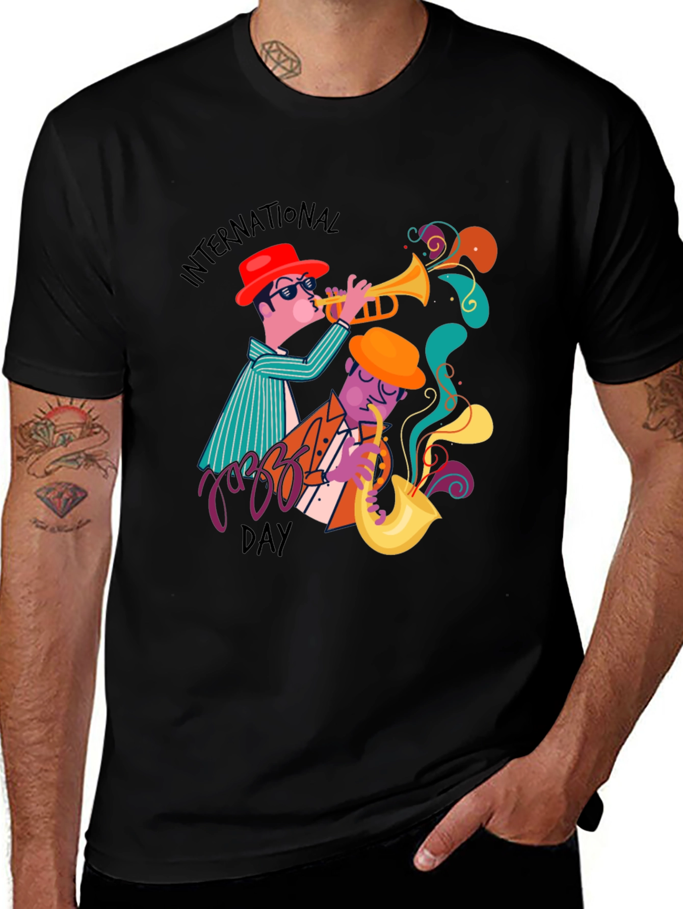 Variant 9 of International Jazz Day Graphic Tee