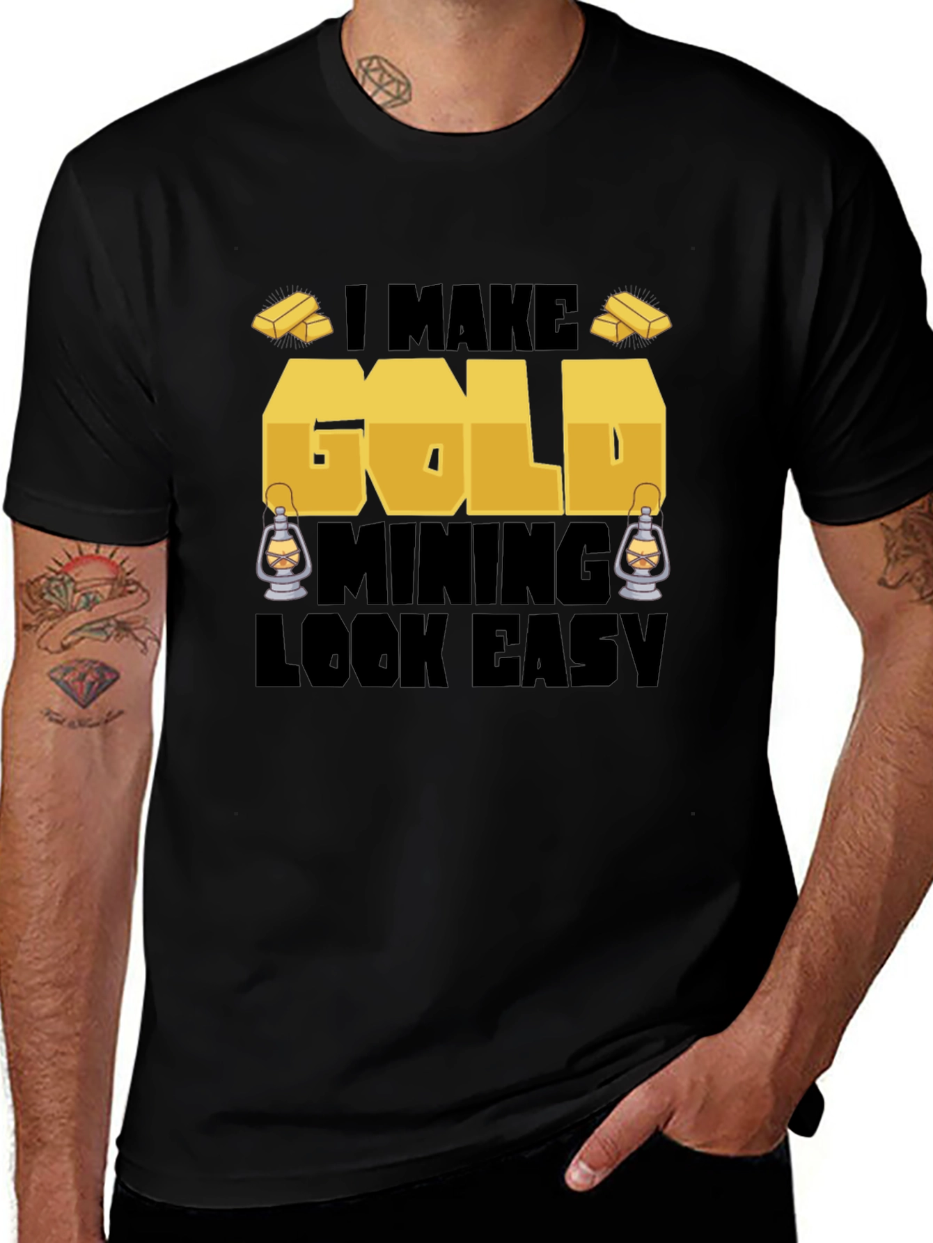 Variant 23 of Gold Mining T-Shirt - Funny Miner Tee