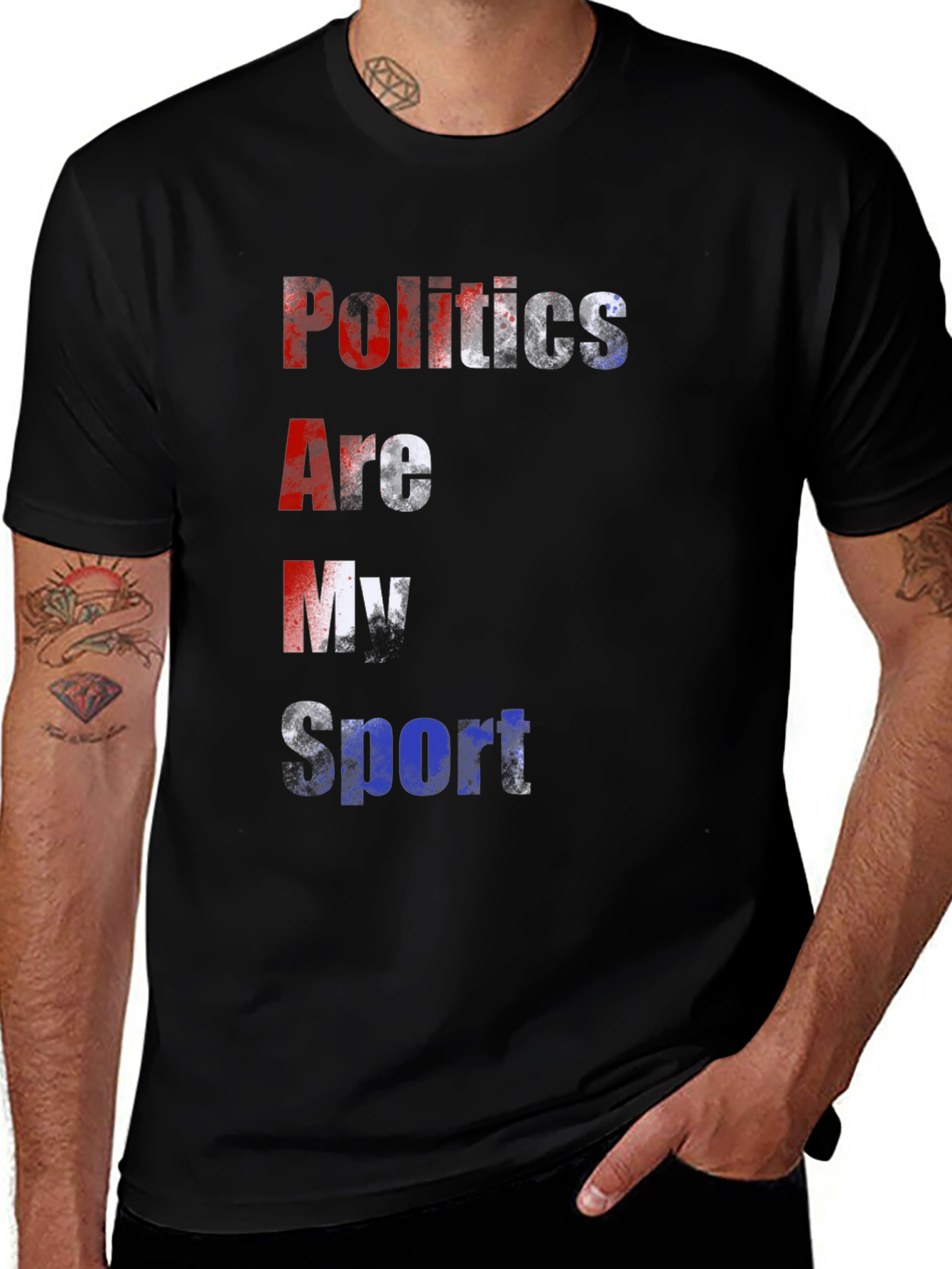 Variant 17 of Politics Are My Sport Graphic Tee