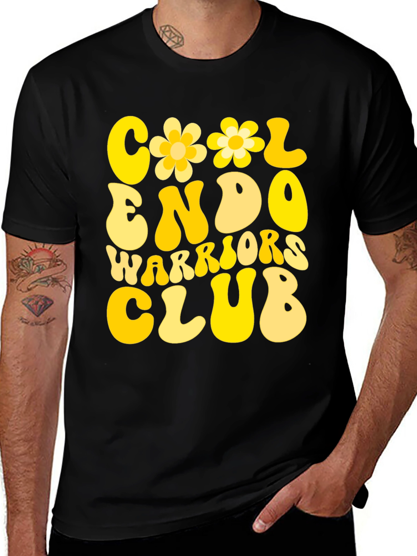 Cool Endo Warriors Club Graphic T-Shirt