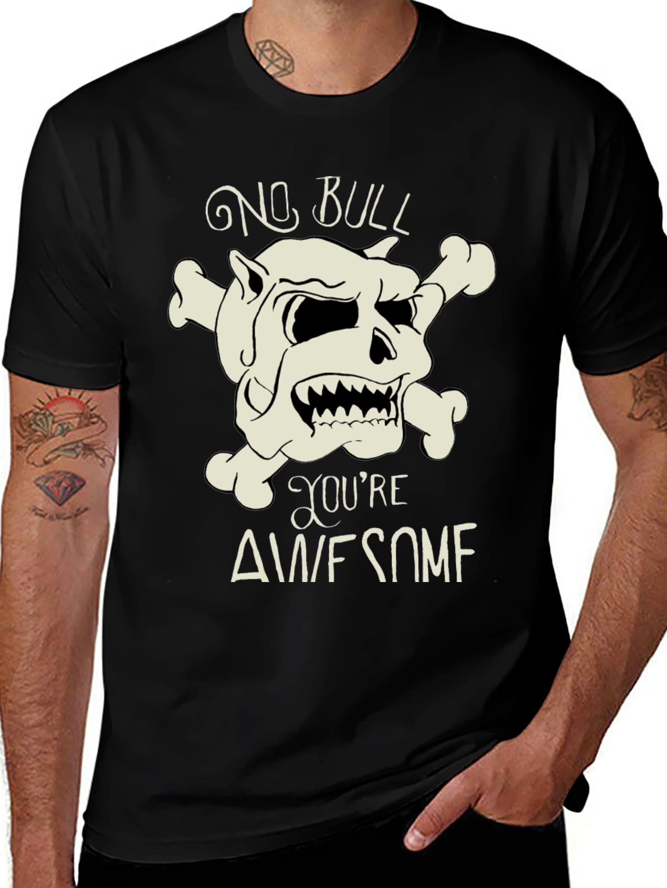 Variant 2 of No Bull You're Awesome T-Shirt