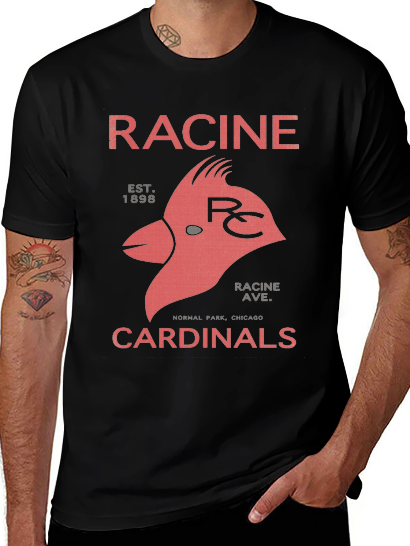 Racine Cardinals T-Shirt - Vintage Sports Tee