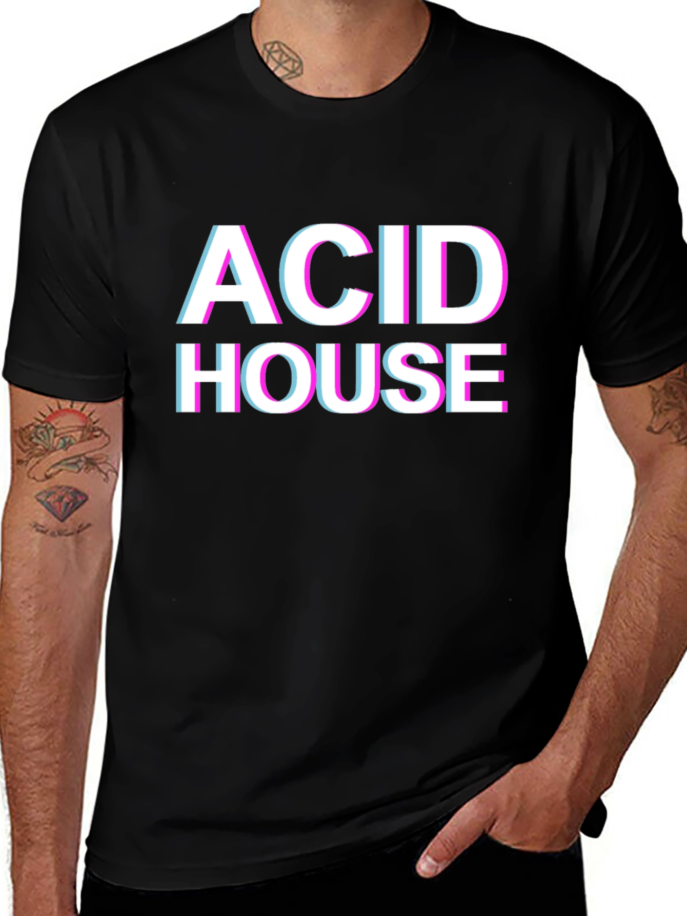 Variant 9 of Acid House T-Shirt - Retro Rave Style
