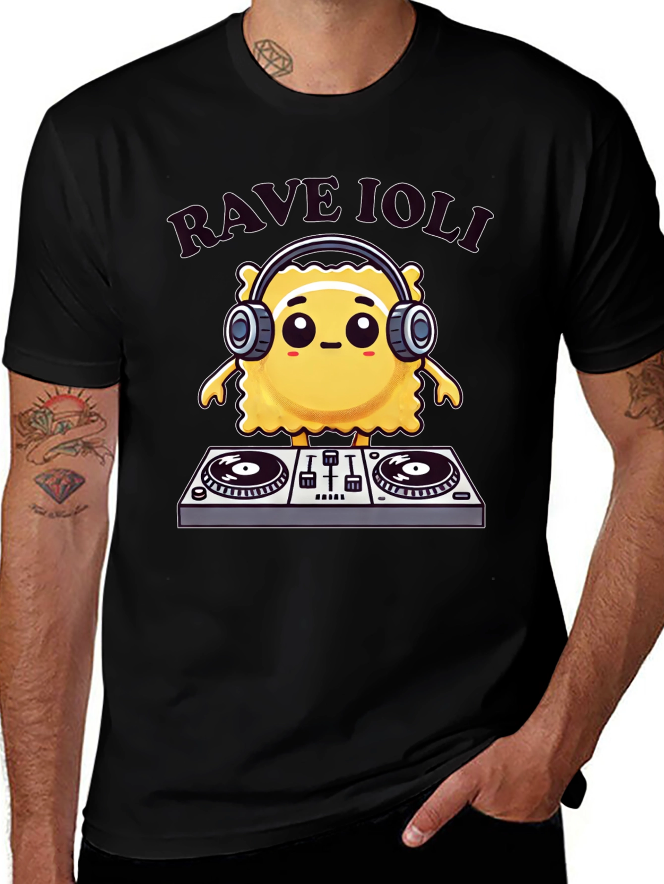 Rave Ioli DJ T-Shirt - Unique Music Lover Tee