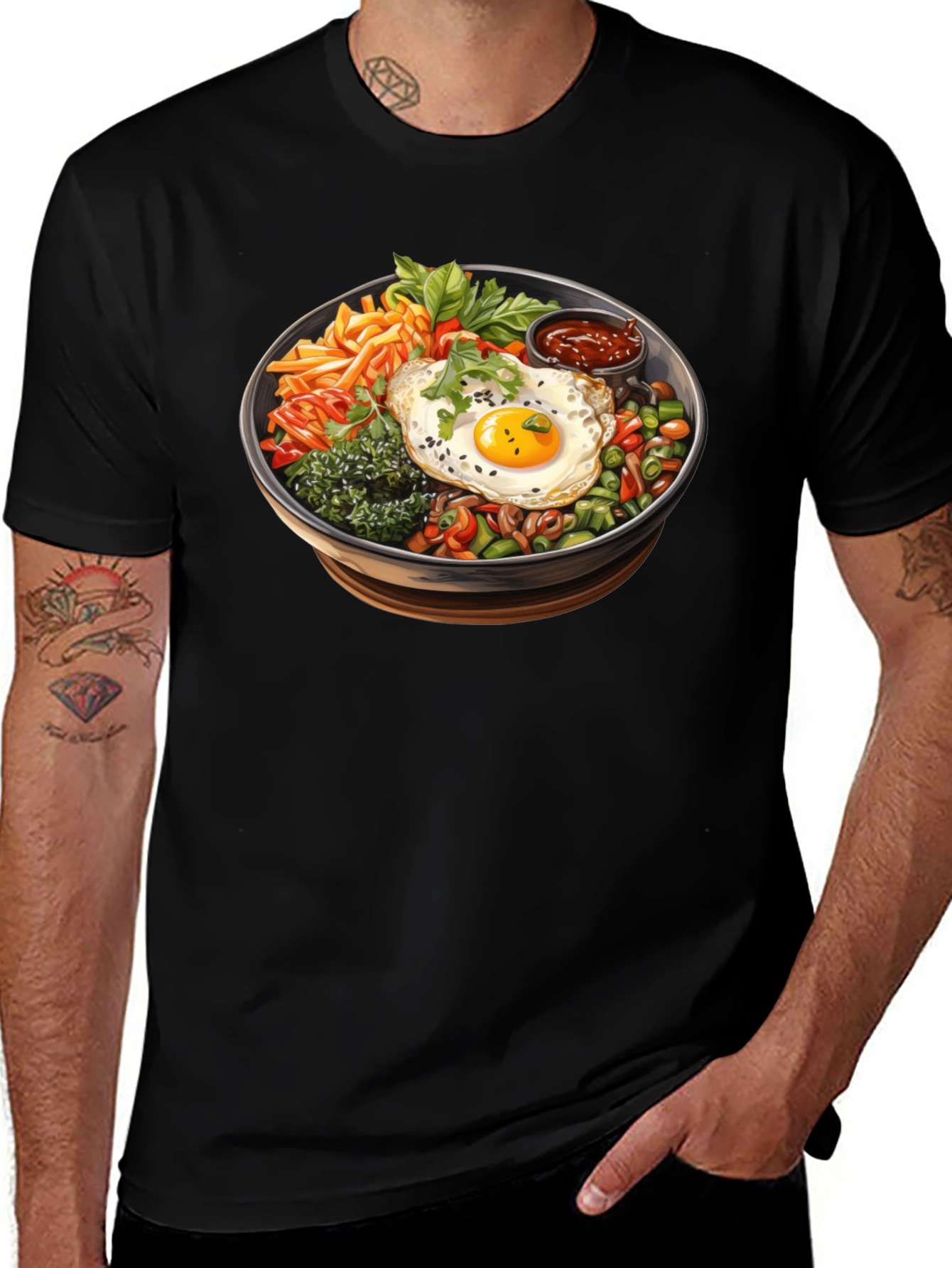 Variant 6 of Bibimbap Bowl T-Shirt