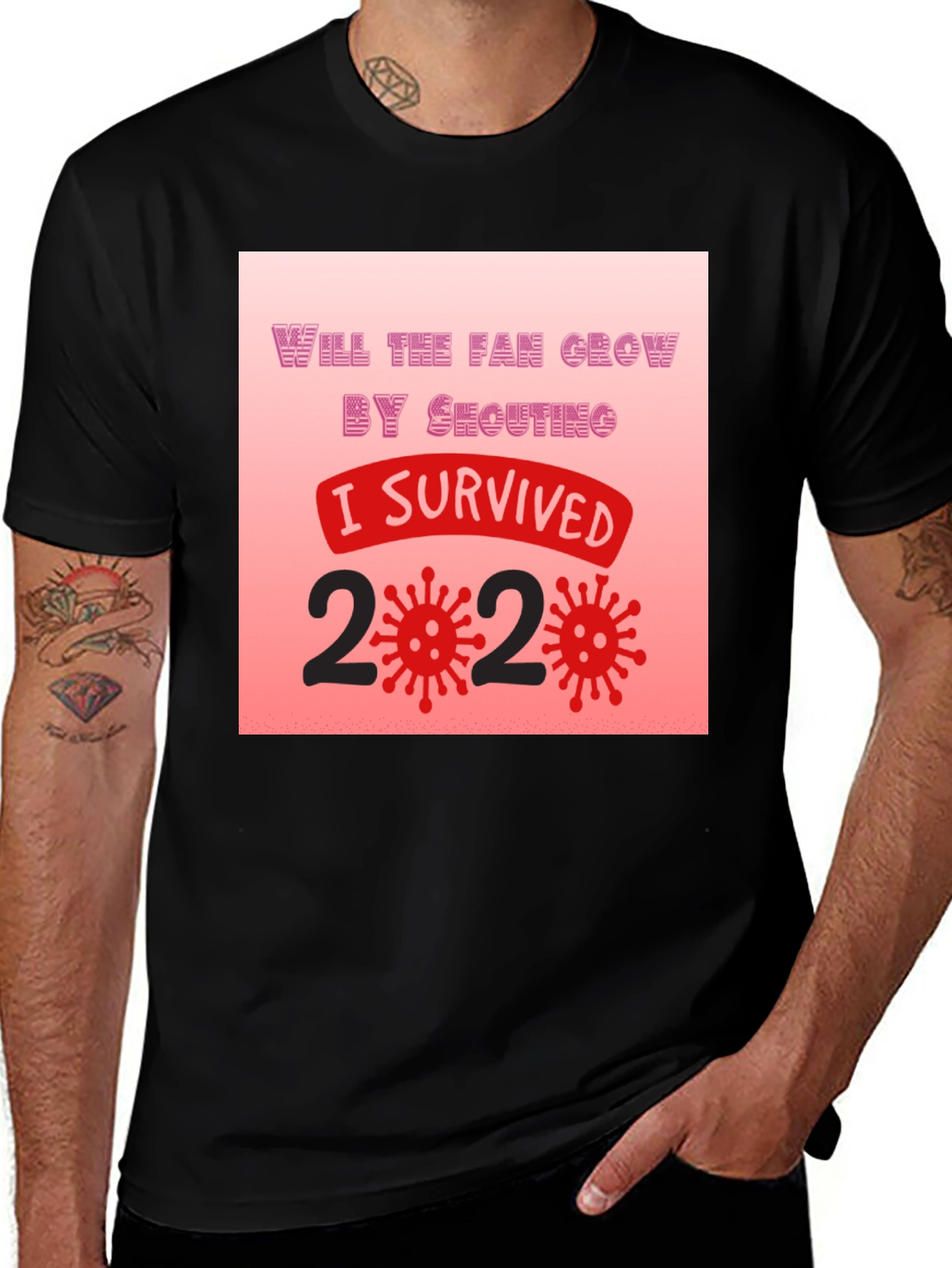 Variant 12 of I Survived 2020 T-Shirt - Novelty Graphic Tee