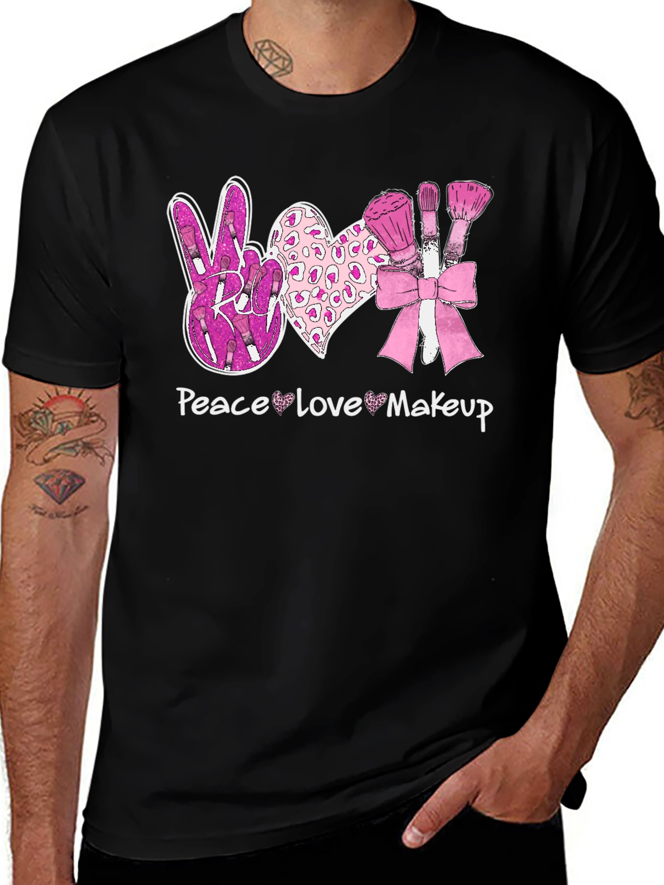 Variant 3 of Peace Love Makeup T-Shirt