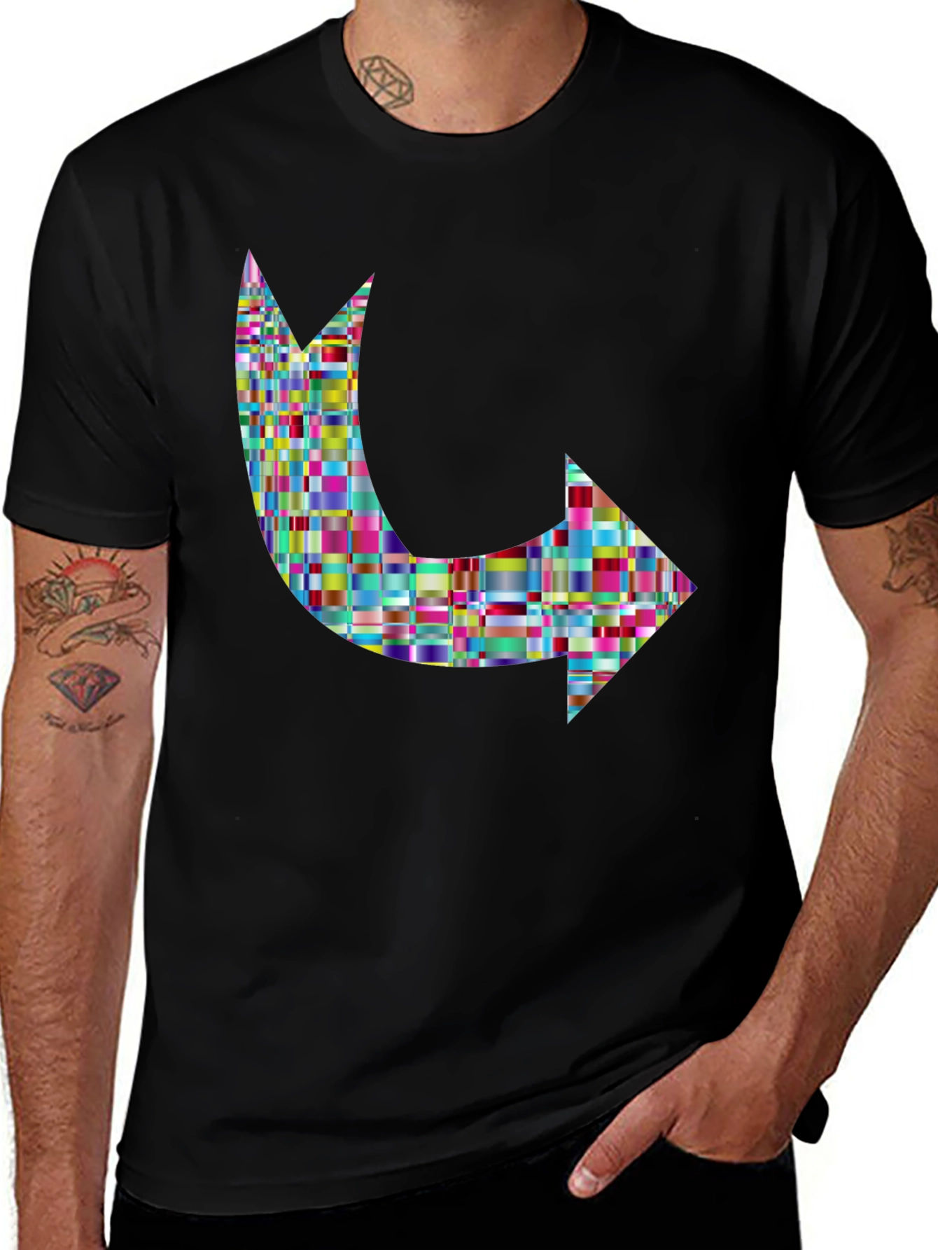 Variant 27 of Abstract Arrow T-Shirt - Men's Graphic Tee