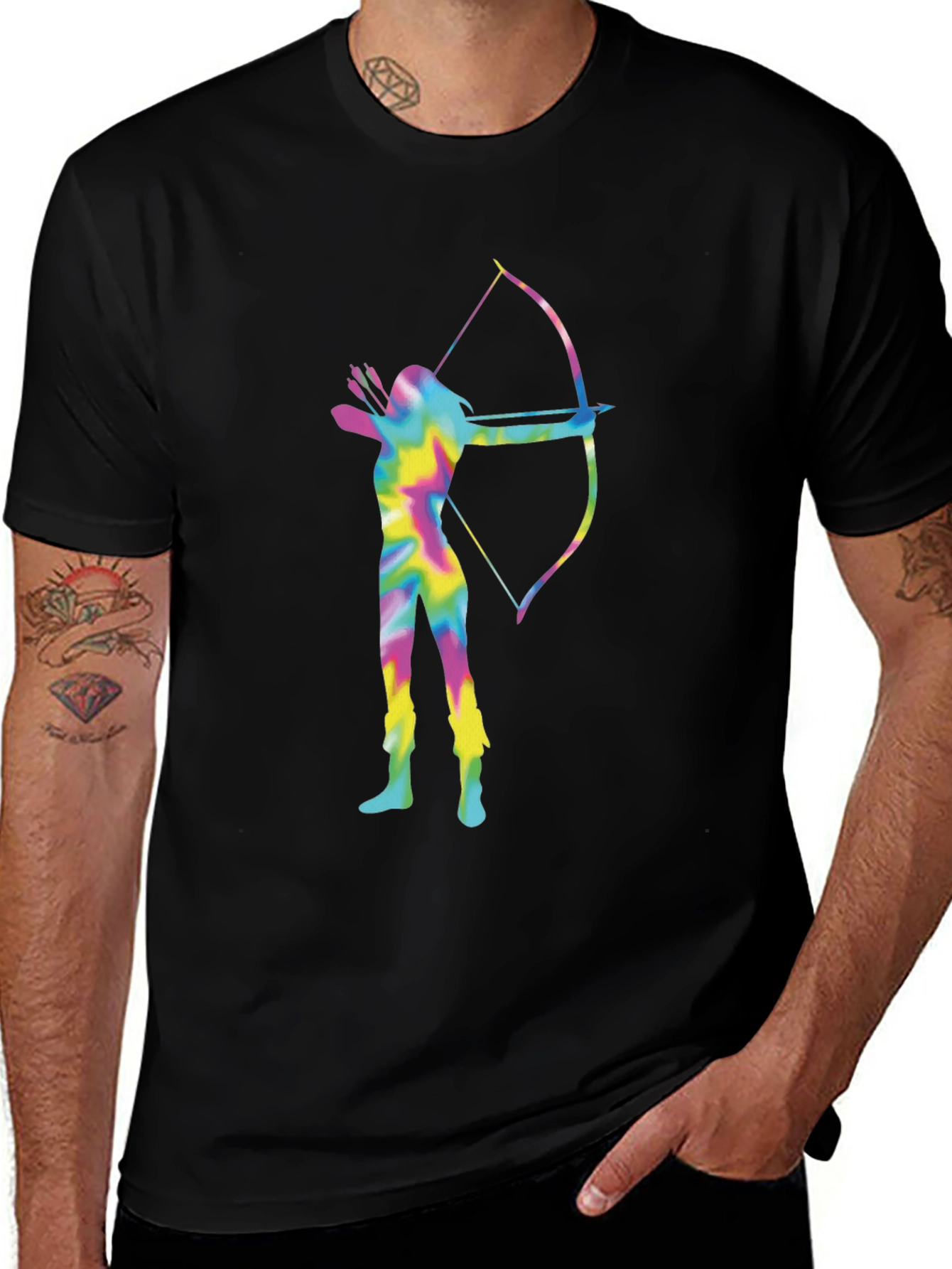 Variant 24 of Archery Silhouette Graphic Tee