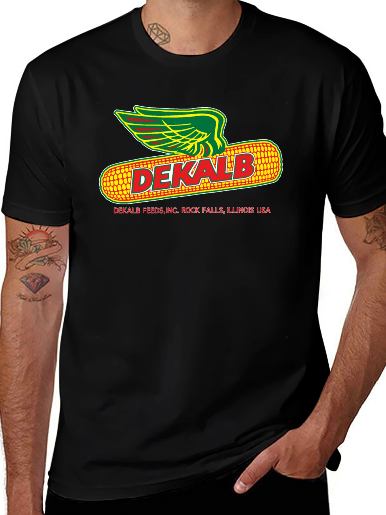Dekalb Feeds Black T-Shirt