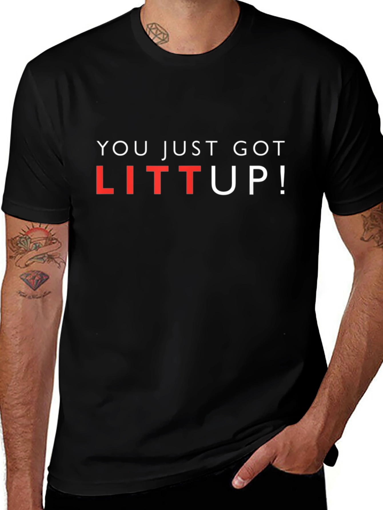 Variant 16 of LITT UP! Graphic T-Shirt - Bold Statement Tee