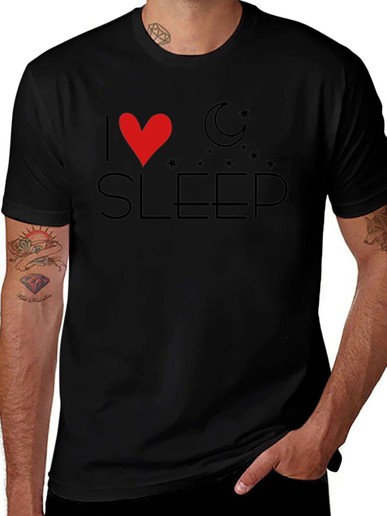 Variant 2 of I Heart Sleep T-Shirt - Nighttime Comfort Tee
