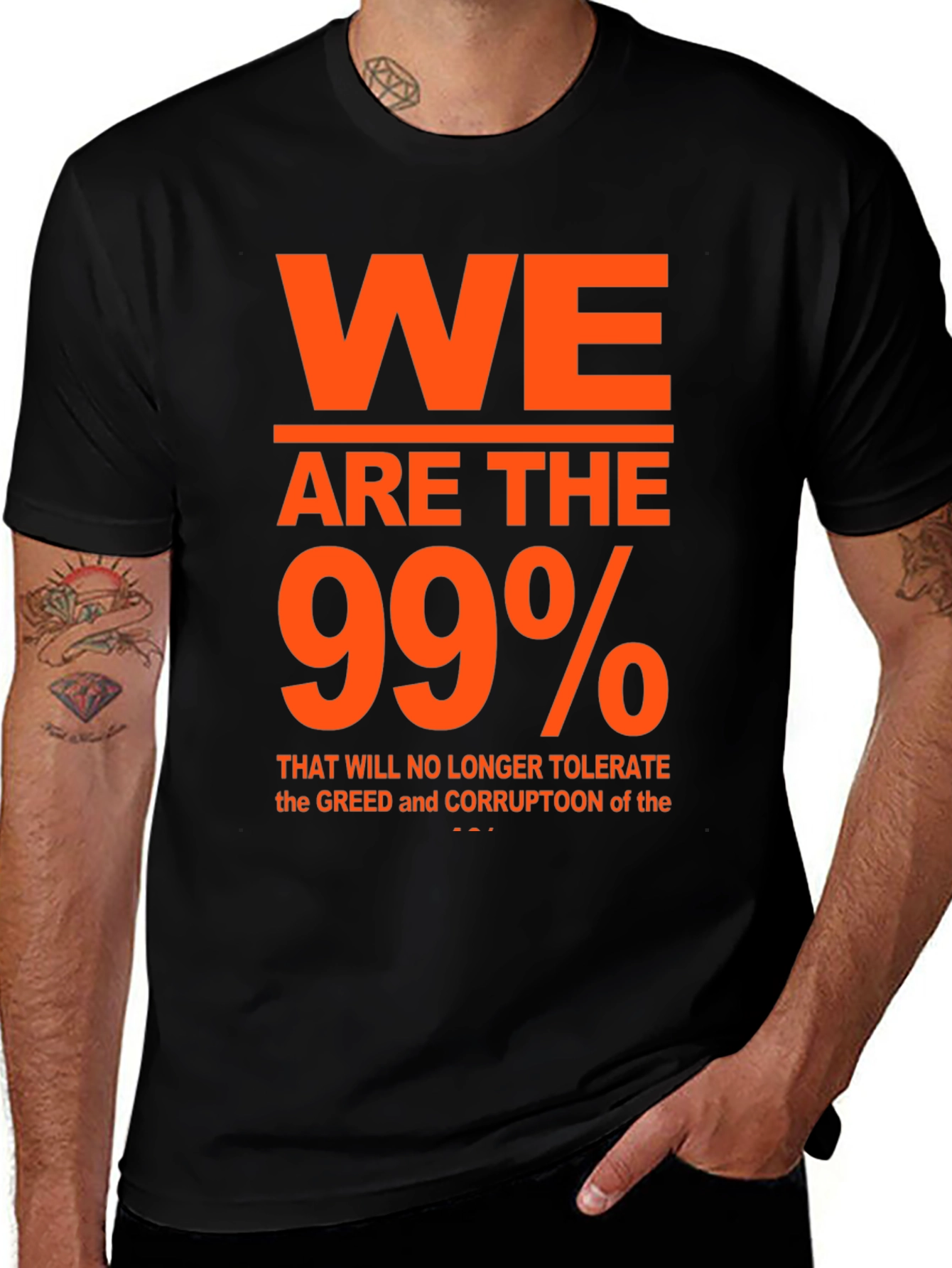 Variant 4 of We Are The 99% Protest T-Shirt
