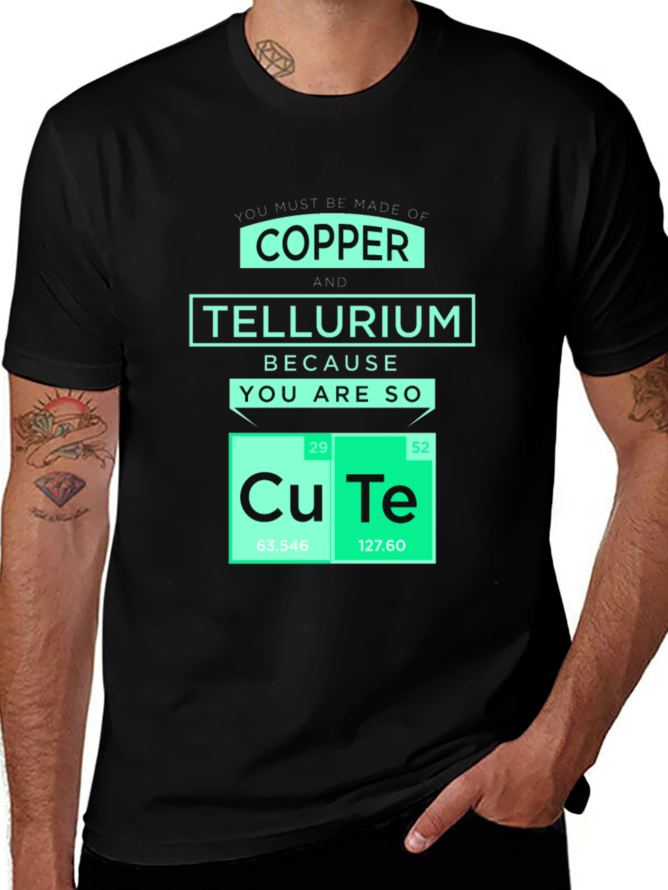 Variant 13 of Cute Copper & Tellurium Chemistry T-Shirt